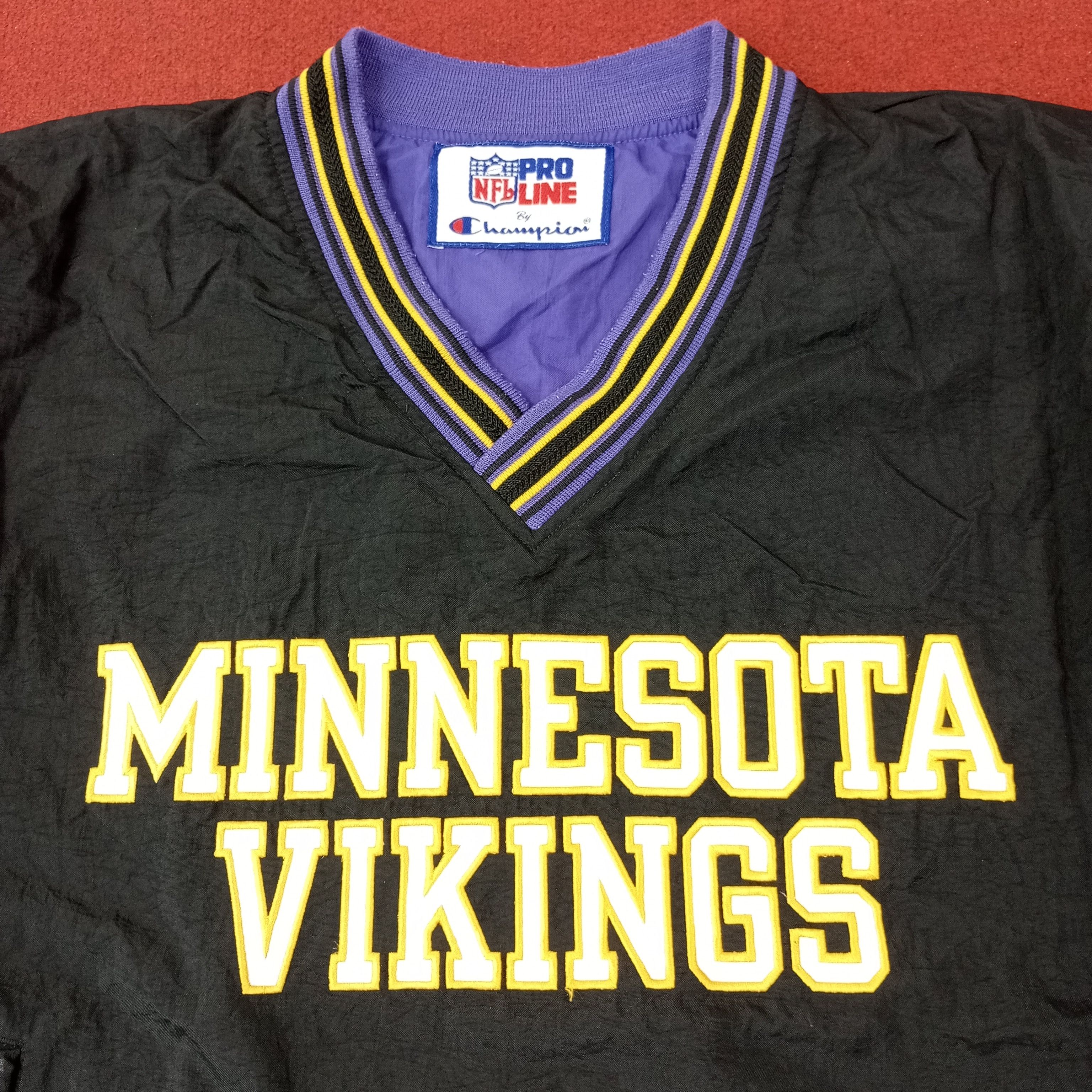 Champion Minnesota Vikings NFL Football Sports Sweatshirt c254n14 Size US XL / EU 56 / 4 - 2 Thumbnail