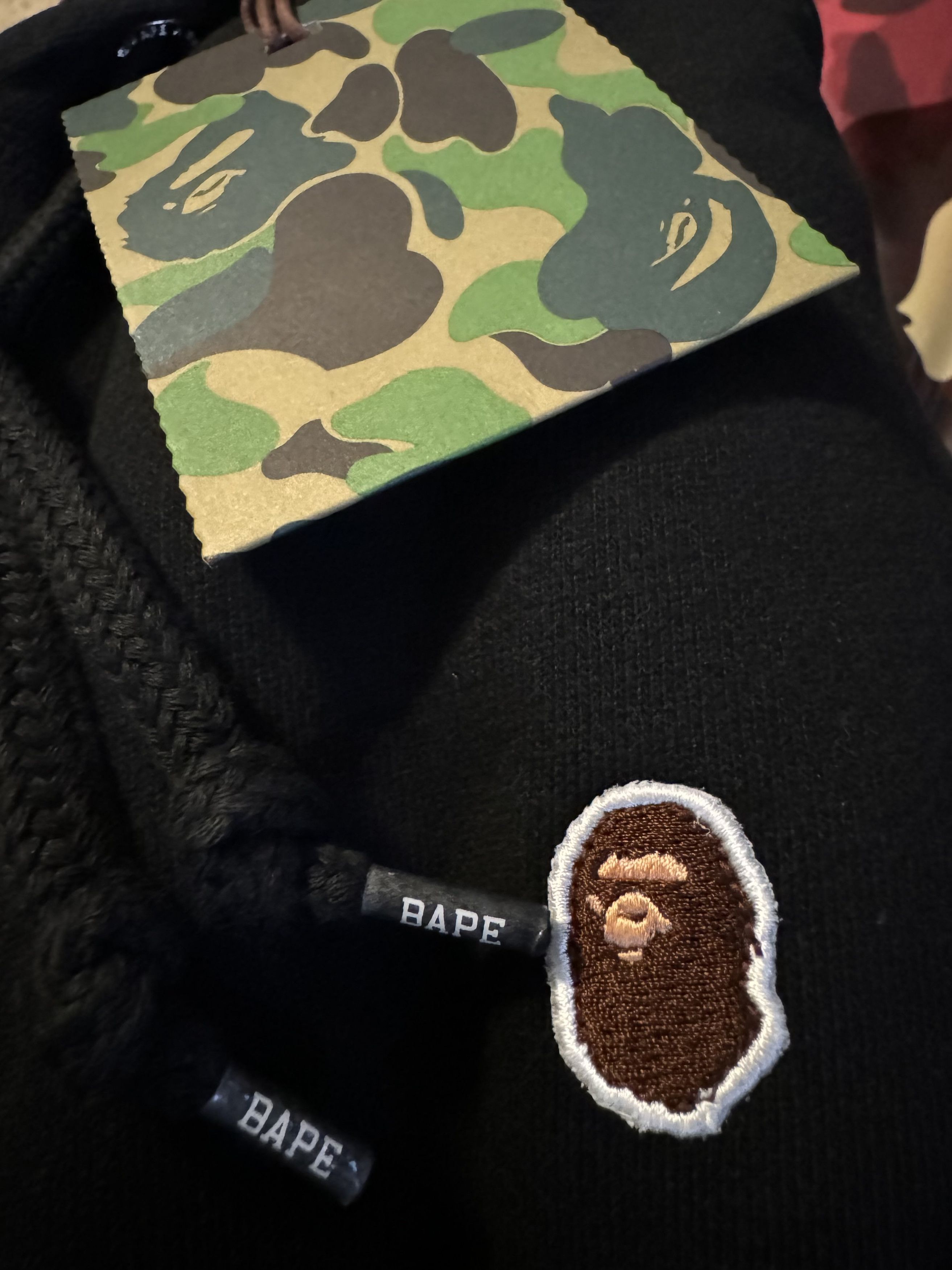 Bape One Point Pullover Hoodie “Black” Size US XL / EU 56 / 4 - 7 Thumbnail