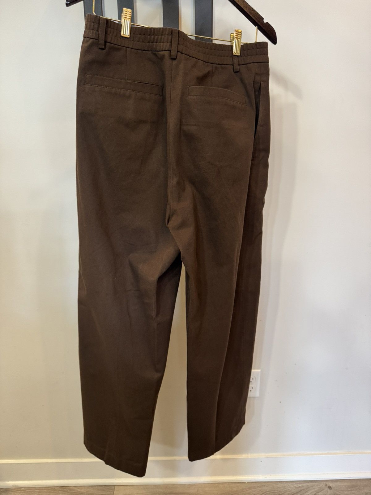 LE17SEPTEMBRE LE17SEPTEMBRE Brown Pleated Trouser Size 48 / 32 Waist Size US 32 / EU 48 - 3 Thumbnail
