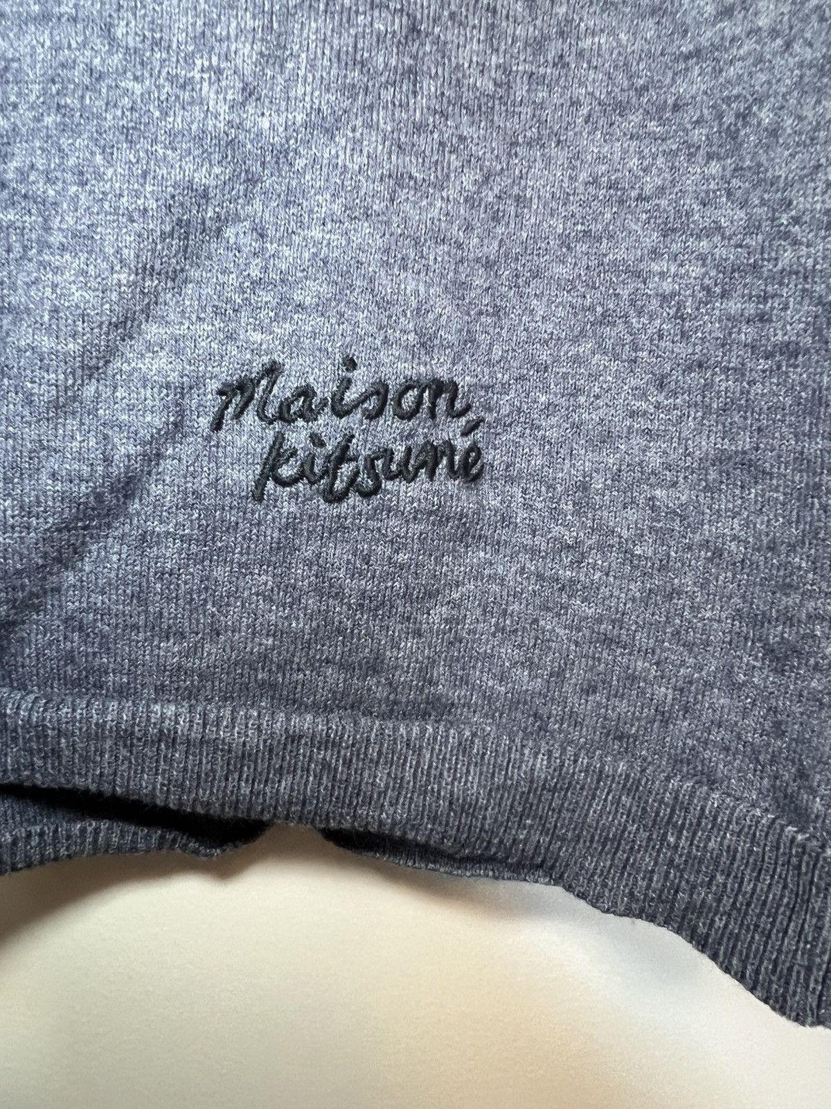 Maison Kitsune Maison Kitsuné colour block wool blend sweater Size US M / EU 48-50 / 2 - 8 Thumbnail
