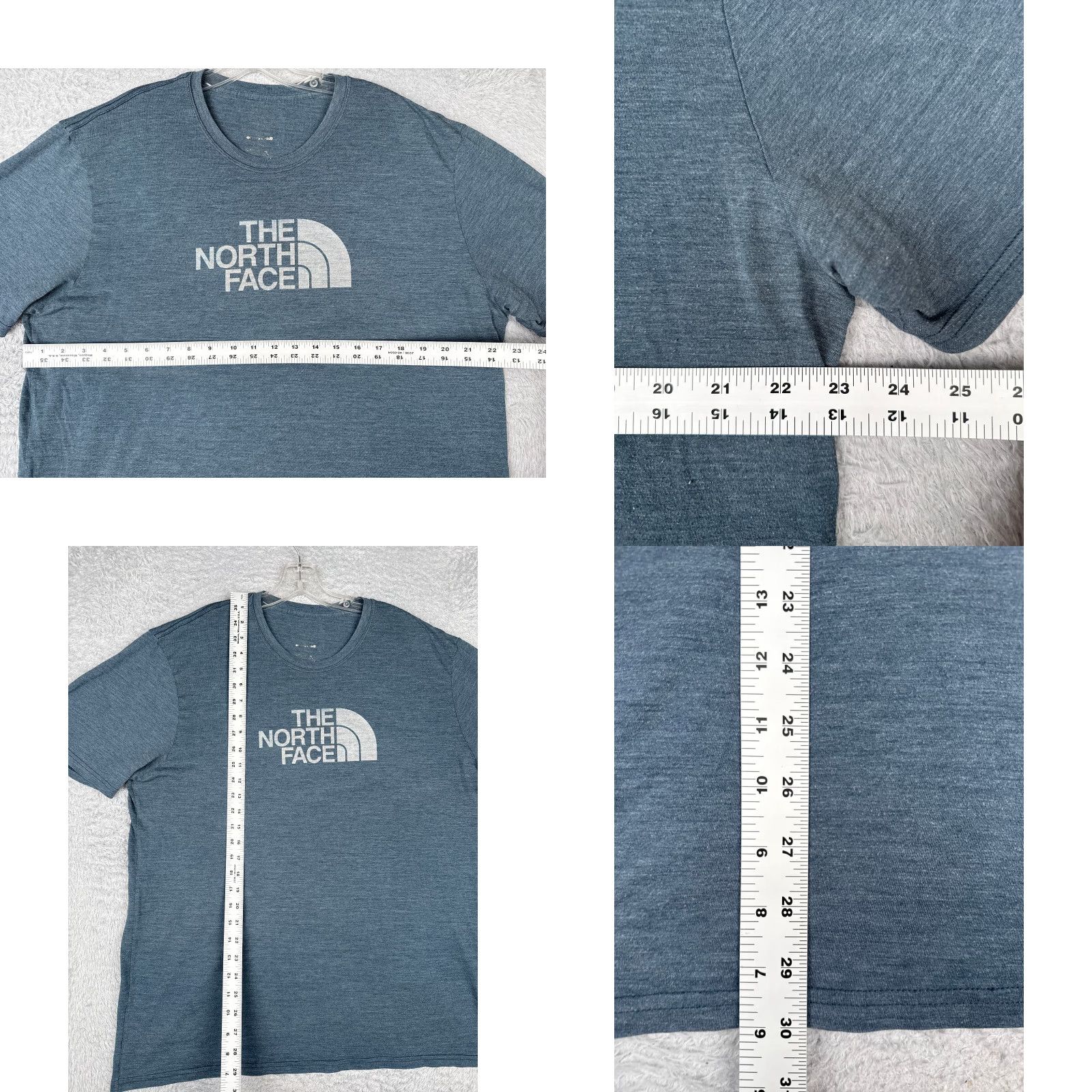 The North Face The North Face Shirt Men L Blue Short Sleeve Crew Neck Cotton Blend READ Size US L / EU 52-54 / 3 - 8 Thumbnail