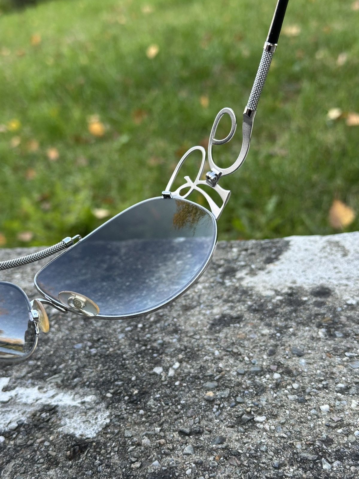 Roberto Cavalli Roberto Cavalli Sunglasses Carnela 300S E98 Silver Size ONE SIZE - 13 Thumbnail