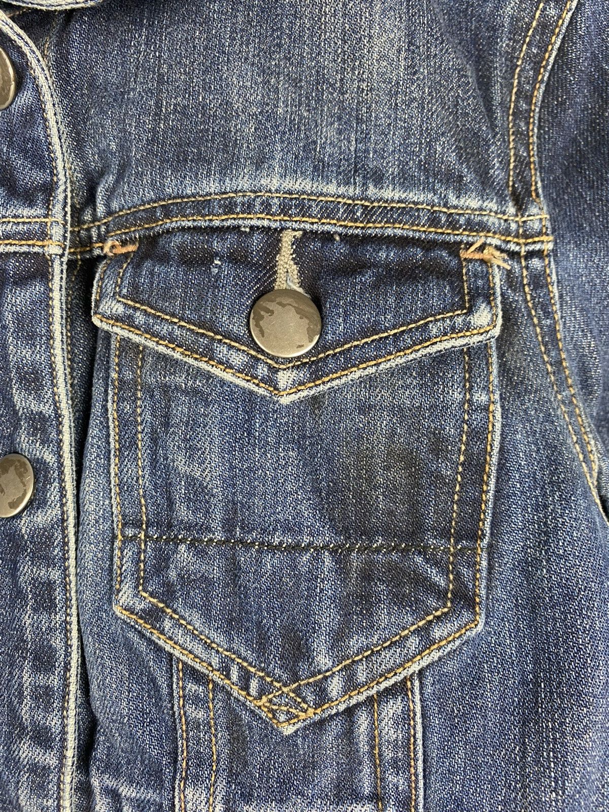 Allsaints × Japanese Brand Allsaints WMNS Easy Trucker ladies selvedge denim jacket Size M / US 6-8 / IT 42-44 - 11 Thumbnail
