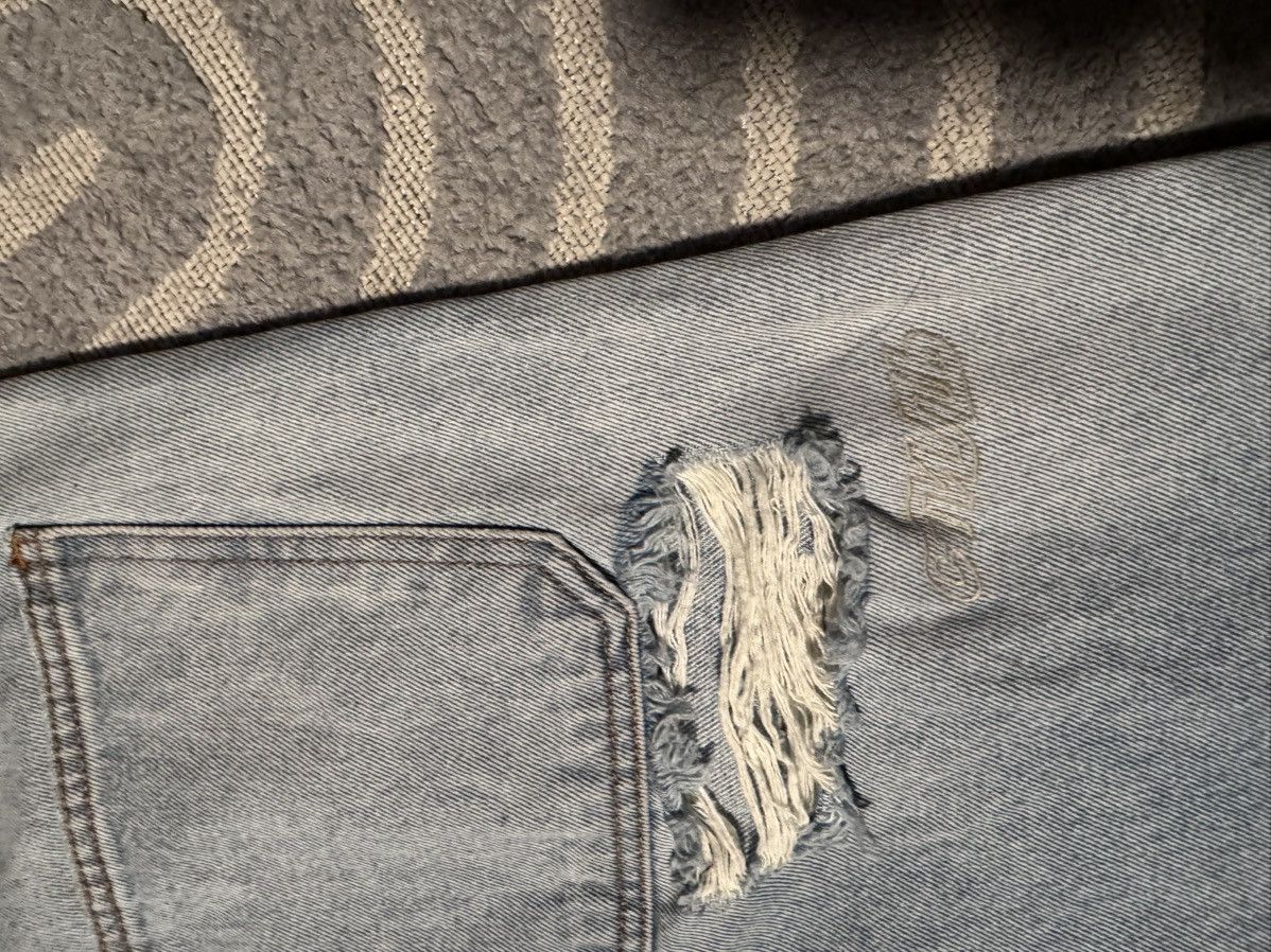Heron Preston 2010s Heron Preston Distressed Denim Size US 36 / EU 52 - 7 Thumbnail