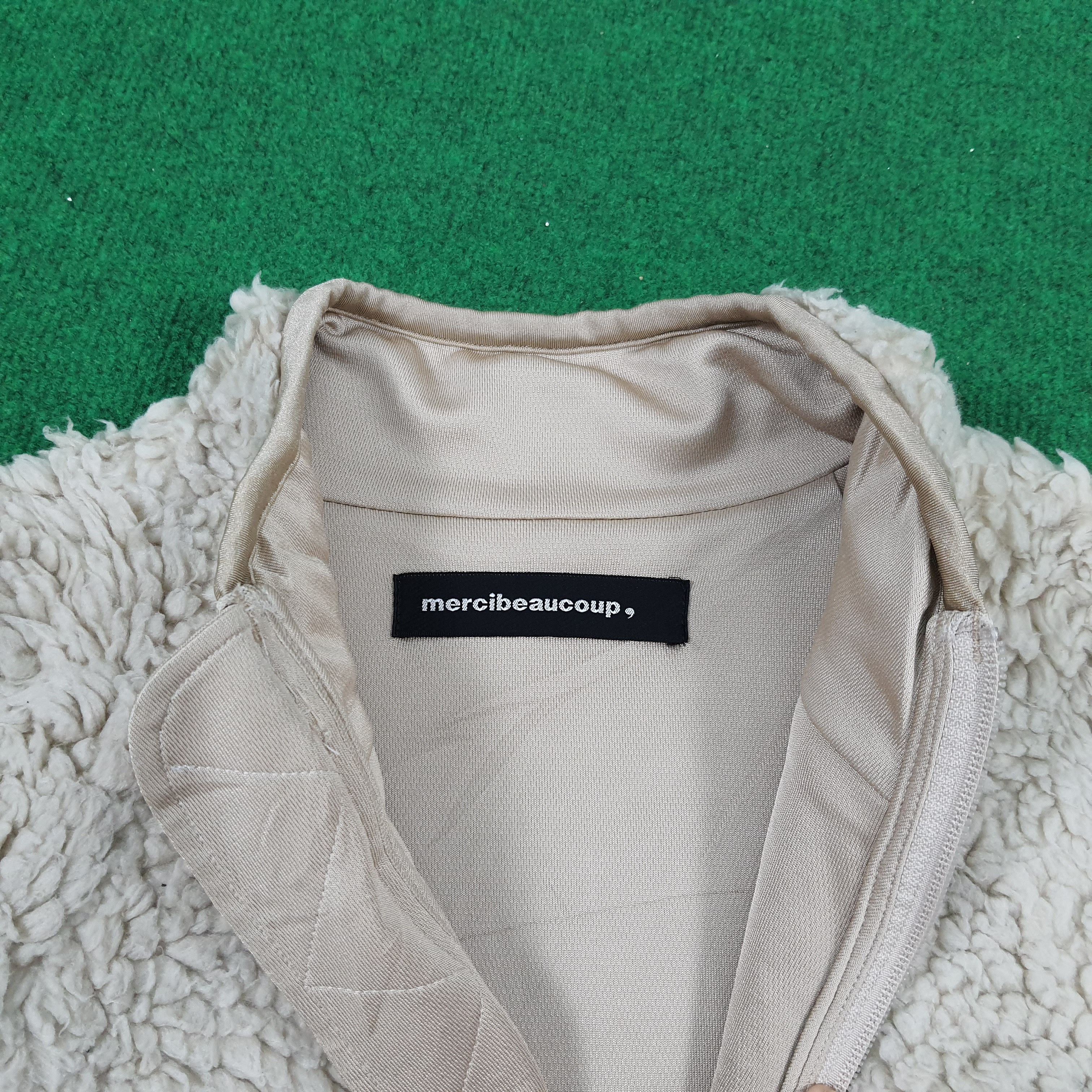 Japanese Brand × mercibeaucoup Vintage Mercibeaucoup Trench Winter Fleece Jacket Size XS / US 0-2 / IT 36-38 - 4 Thumbnail