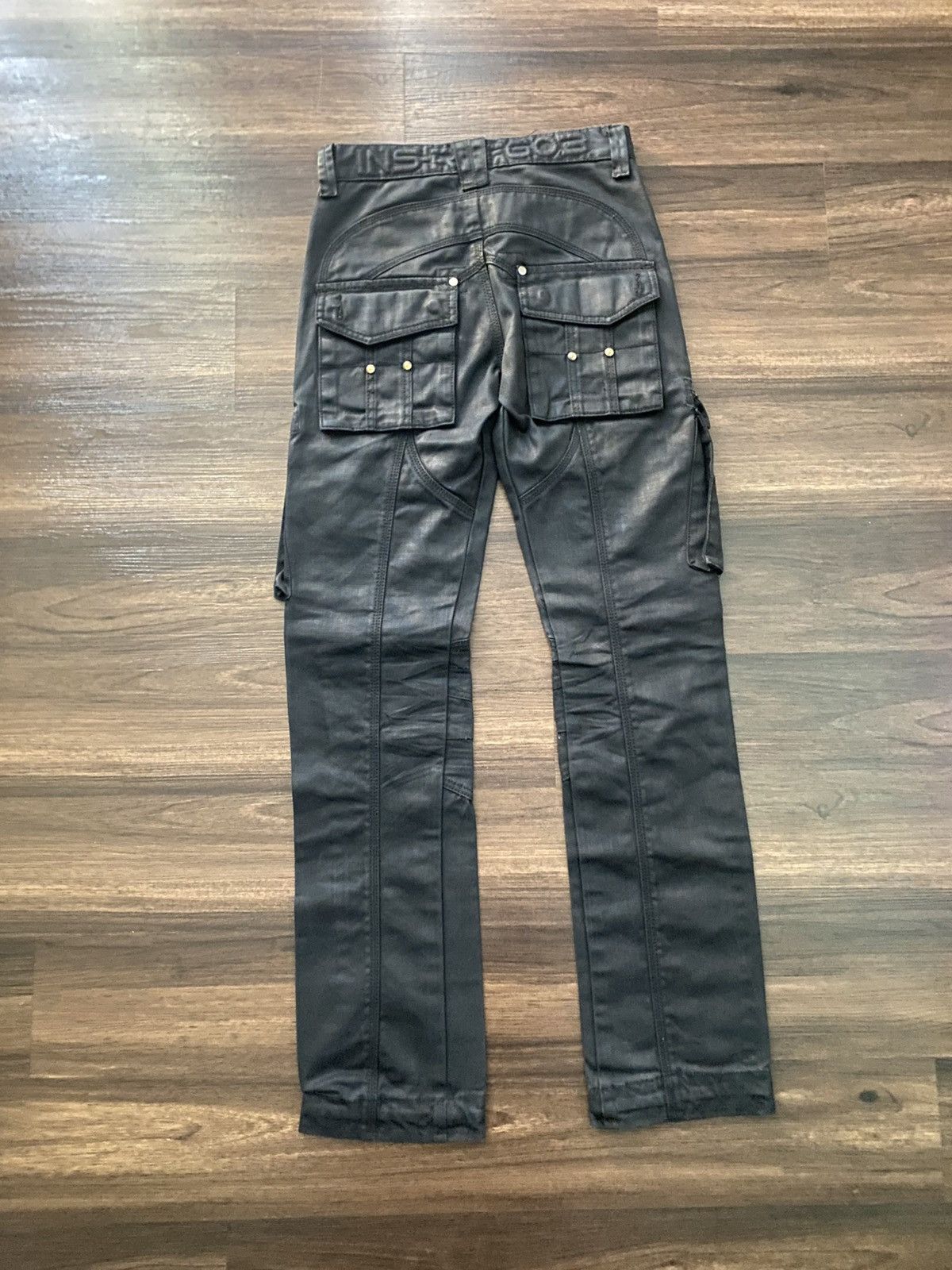 Other Waxed Black Biker Denim Size US 30 / EU 46 - 3 Thumbnail