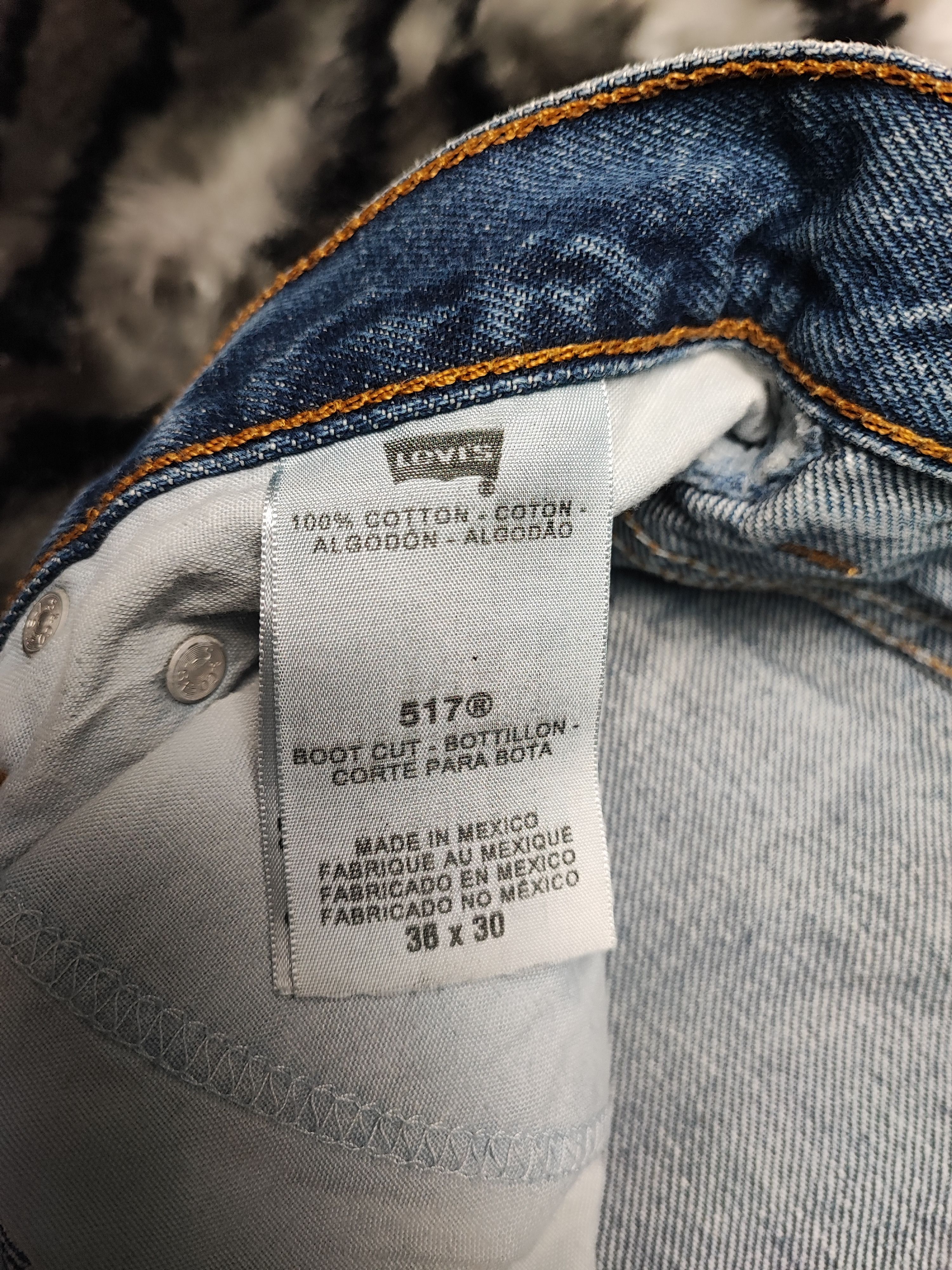 Levi's Vintage Y2K Levis 517 Low Bootcut Flared Jeans Size US 35 - 14 Thumbnail
