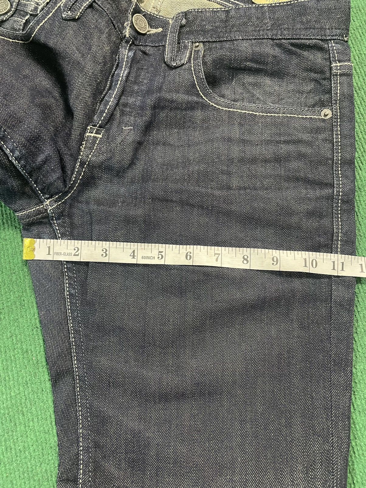 If Six Was Nine Jimmy Taverniti Flair Wide Leg Jeans Size US 32 / EU 48 - 16 Thumbnail