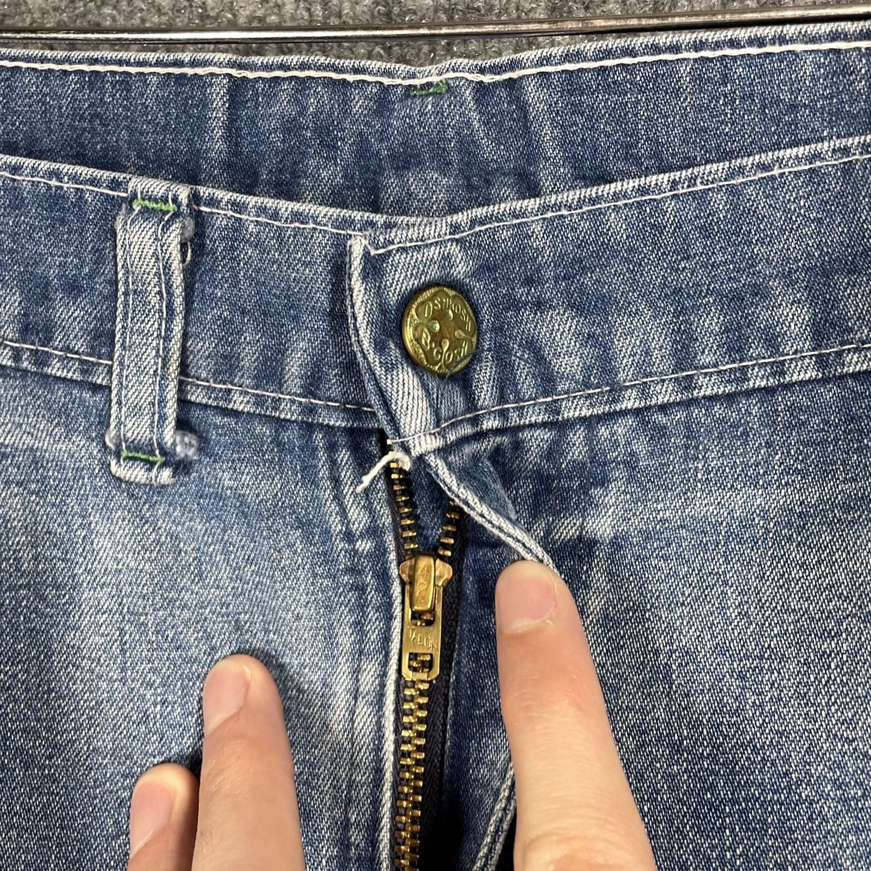 Vintage VINTAGE OshKosh B'gosh Jeans Denim 36x33 Carpenter High WAIST 60s 70s 80s USA Men Jeans Distressed 5-Pocket Vintage Classic Size US 36 / EU 52 - 6 Thumbnail