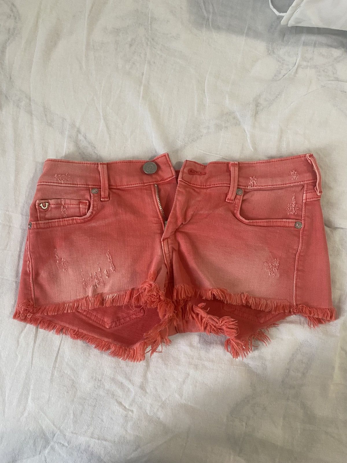 True Religion True Religion Denim Shorts Size 25" / US 0 / IT 36 - 1 Thumbnail