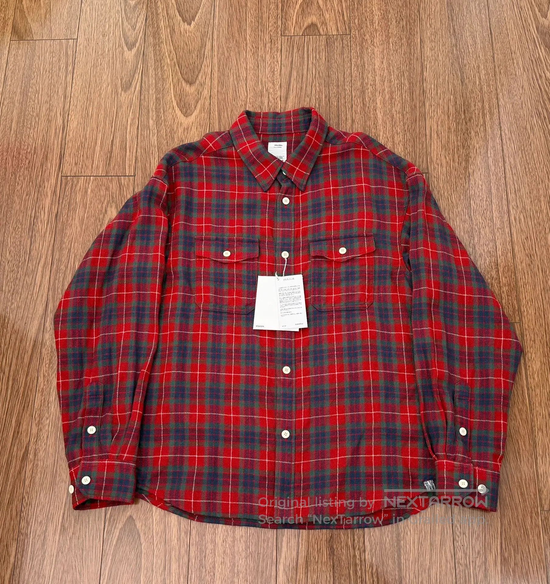 VISVIM PIONEER LONG SLEEVE SHIRT.