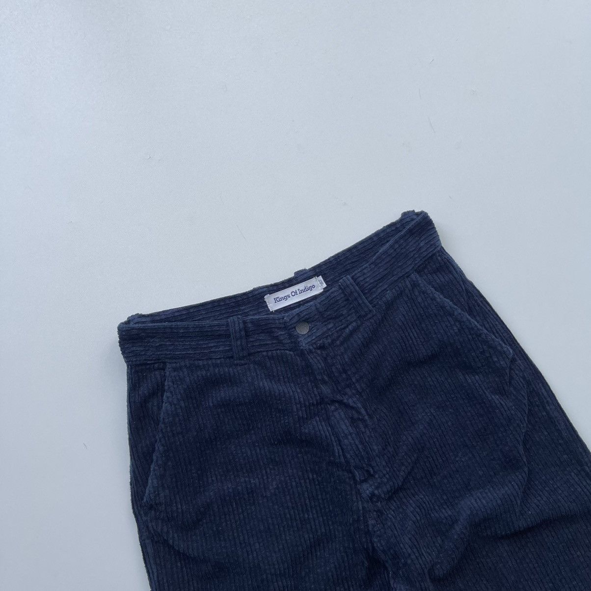 Kings Of Indigo King Og Indigo K.O.I. Henri 2.0 AW20 Corduroy Pants Blue Size US 31 - 2 Thumbnail