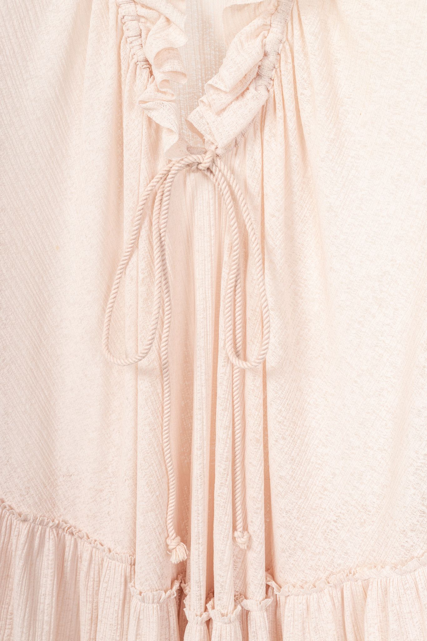 See by Chloe See by Chloe SS17 Bow-Detailed Ruffled Gauze Mini Dress Size M / US 6-8 / IT 42-44 - 8 Thumbnail
