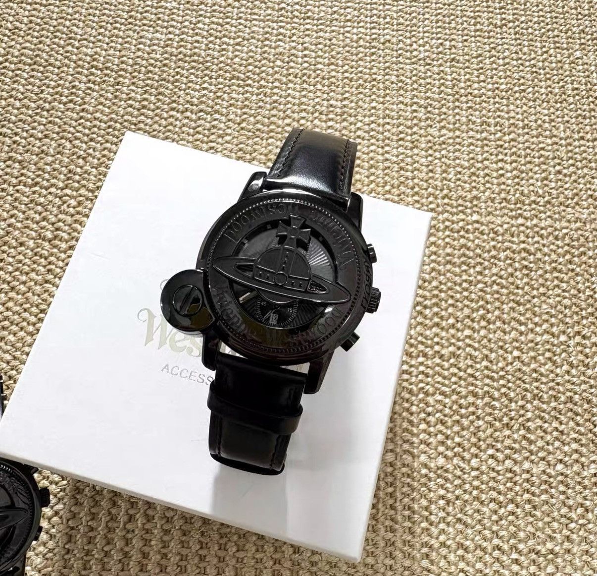 Vivienne Westwood Vivienne Westwood Saturn Sliding Cover Black Watch J29 Size ONE SIZE - 3 Thumbnail