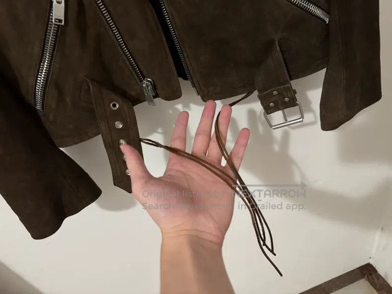 Saint Laurent Paris Saint Laurent Paris Suede Lace-Up Multi-Zipper Fringe Leat Size US S / EU 44-46 / 1 - 4 Thumbnail