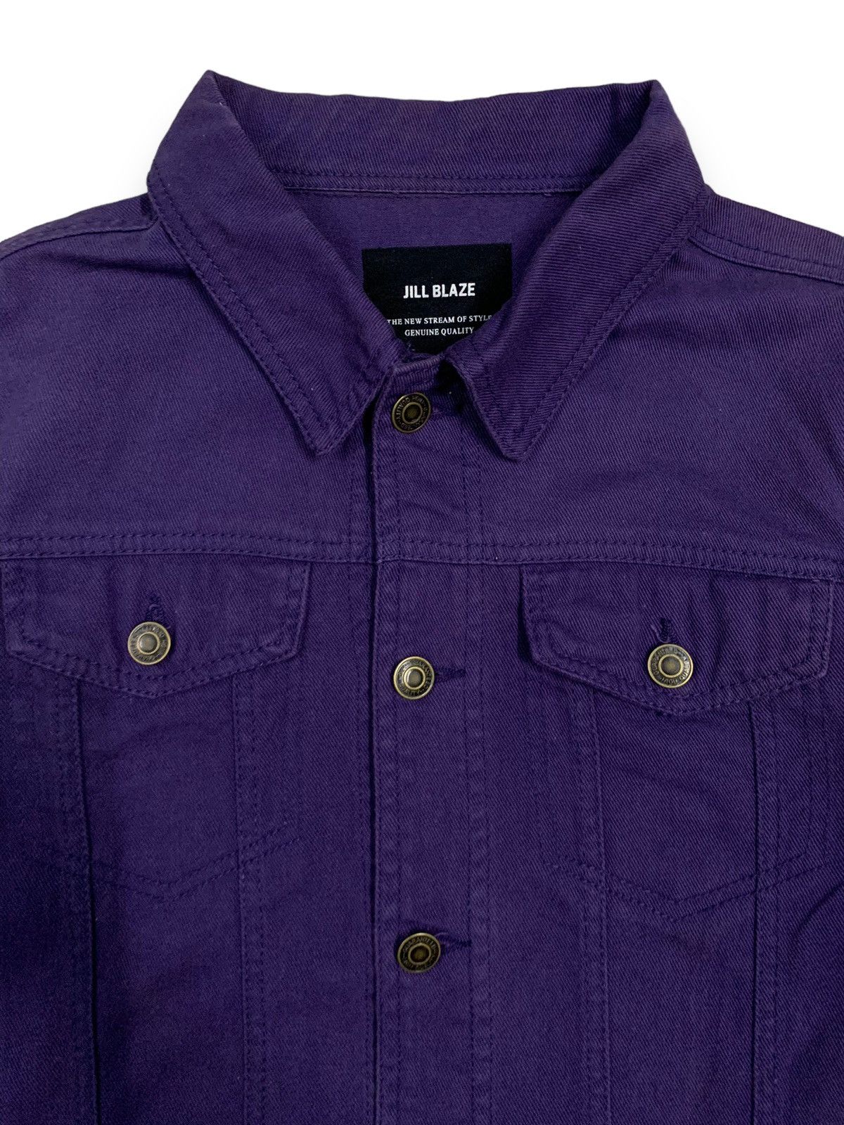 Japanese Brand Vintage Japanese Brand Jill Blaze Faded Denim Trucker Jacket Size US M / EU 48-50 / 2 - 5 Thumbnail
