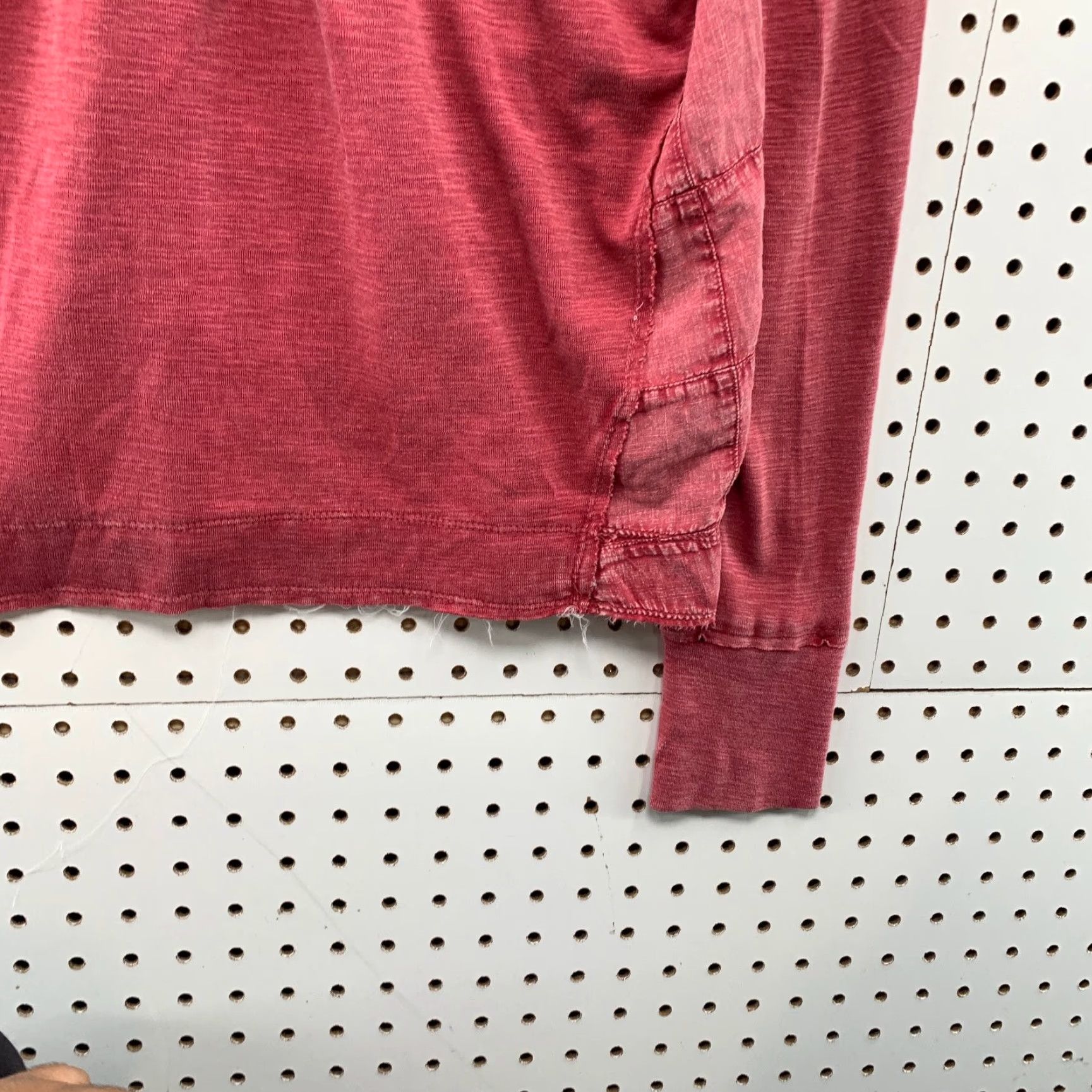 Anthropologie VINTAGE Anthropologie Pilcro Henley Swing Top 100% Cotton Pink M Adult Women's Swing Top 90s Event? Size M / US 6-8 / IT 42-44 - 7 Thumbnail