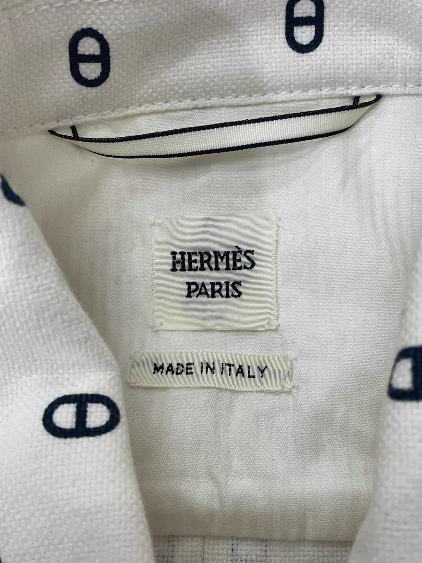 Hermes Hermes White Pig Nose Print Denim Jacket 36 Size XS / US 0-2 / IT 36-38 - 4 Thumbnail