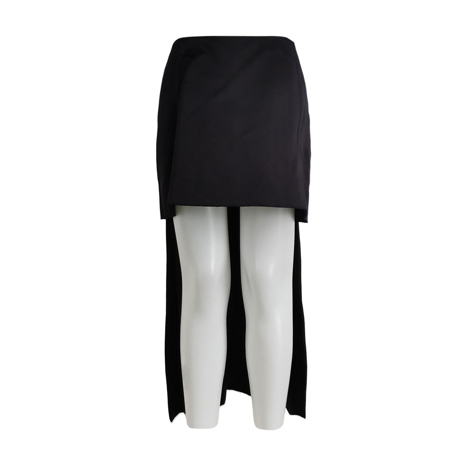 Prada Prada 100% Silk Mini Skirt Size 42 Size 28" / US 6 / IT 42 - 1 Thumbnail