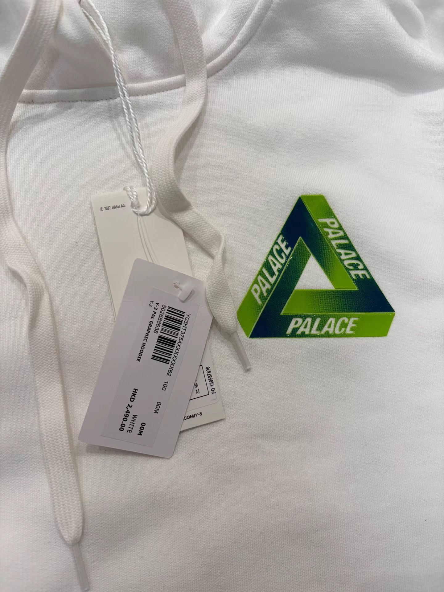 Y-3 Y-3 × PALACE Collaborative White Hoodie K8 Size US L / EU 52-54 / 3 - 4 Thumbnail