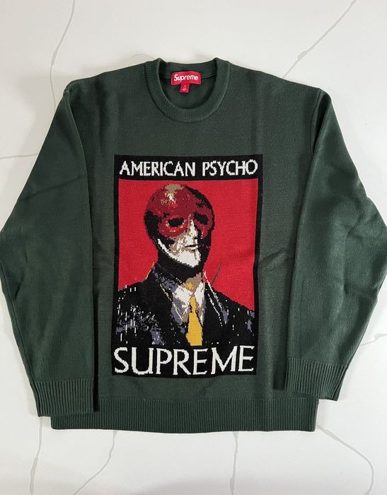 Supreme Supreme American Psycho Sweater Green | Grailed