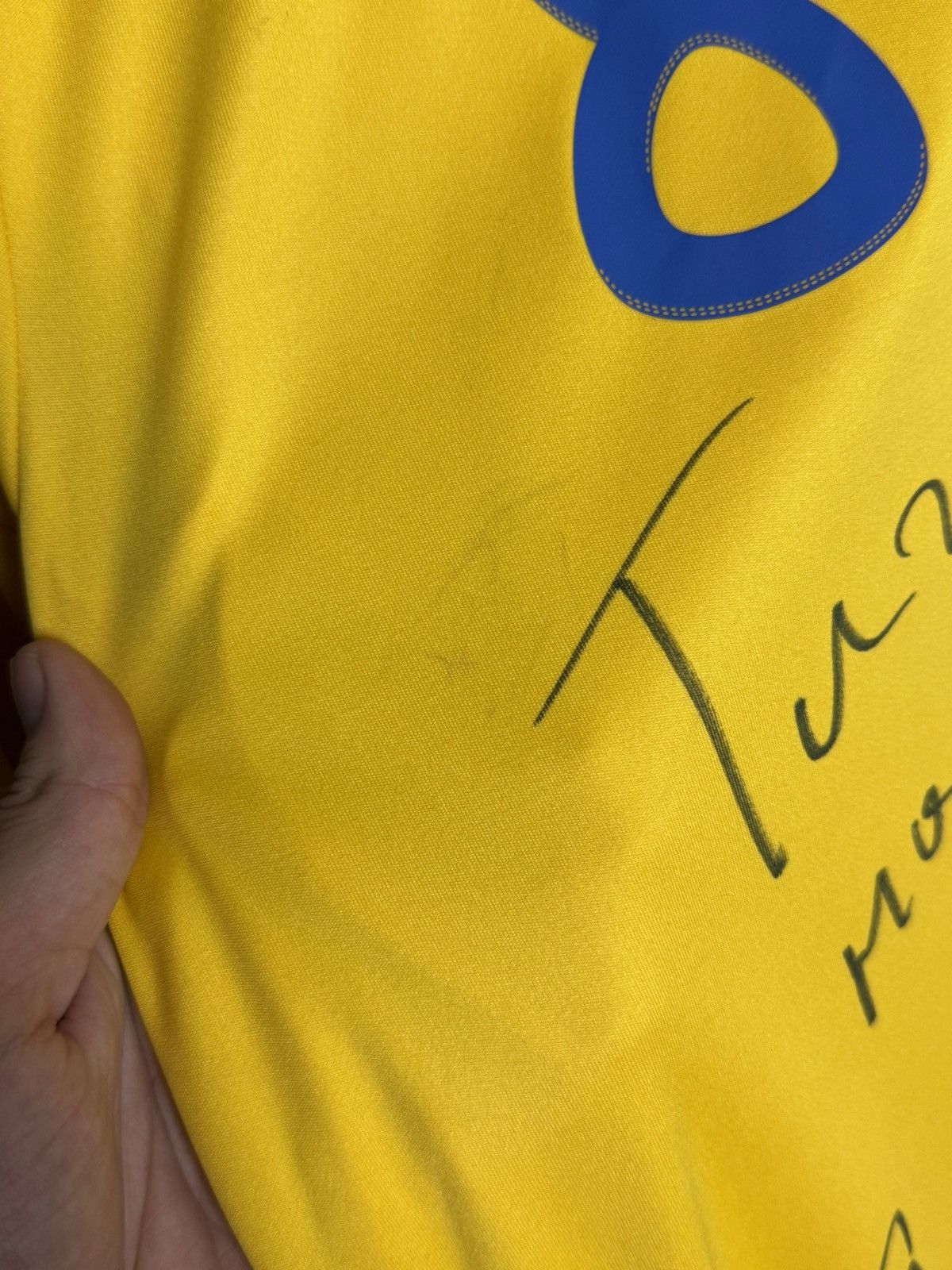 Adidas Ukraine 10/11 Home Match Worn Aliev Football Soccer Jersey Size US M / EU 48-50 / 2 - 8 Thumbnail