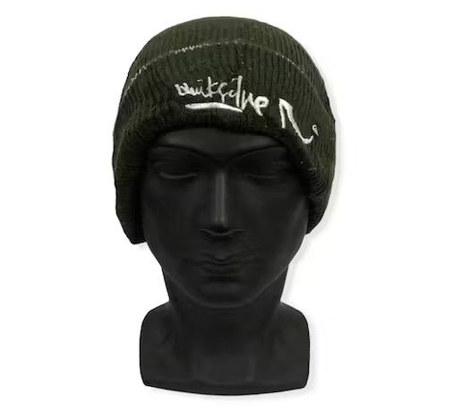 image of Hats x Quiksilver Vintage Quiksilver Spell Out Beanie Hat, Men's