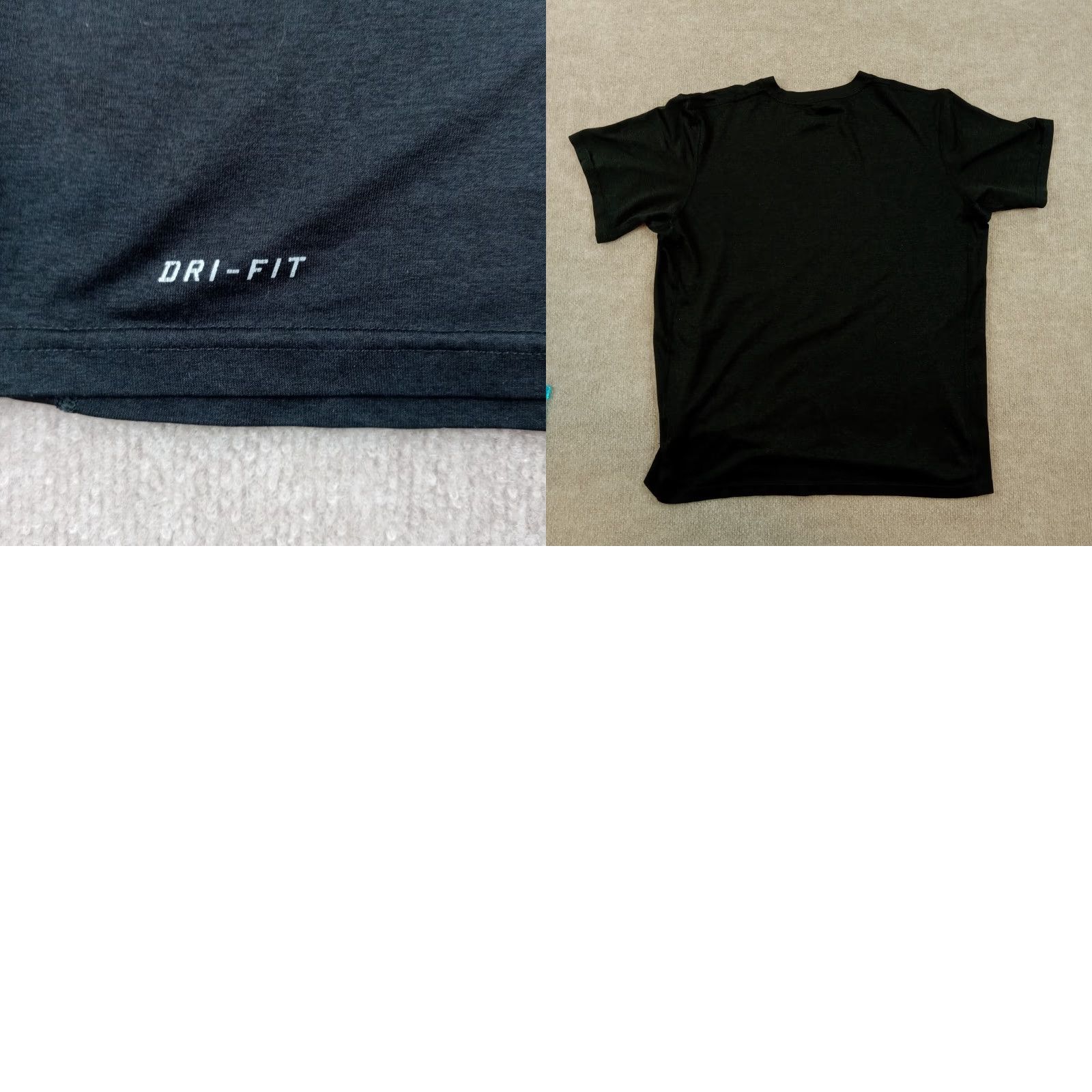 Nike Nike Shirt Mens Medium Black Dri Fit Short Sleeve Crew Neck Logo Swoosh Wicking Size US M / EU 48-50 / 2 - 8 Thumbnail