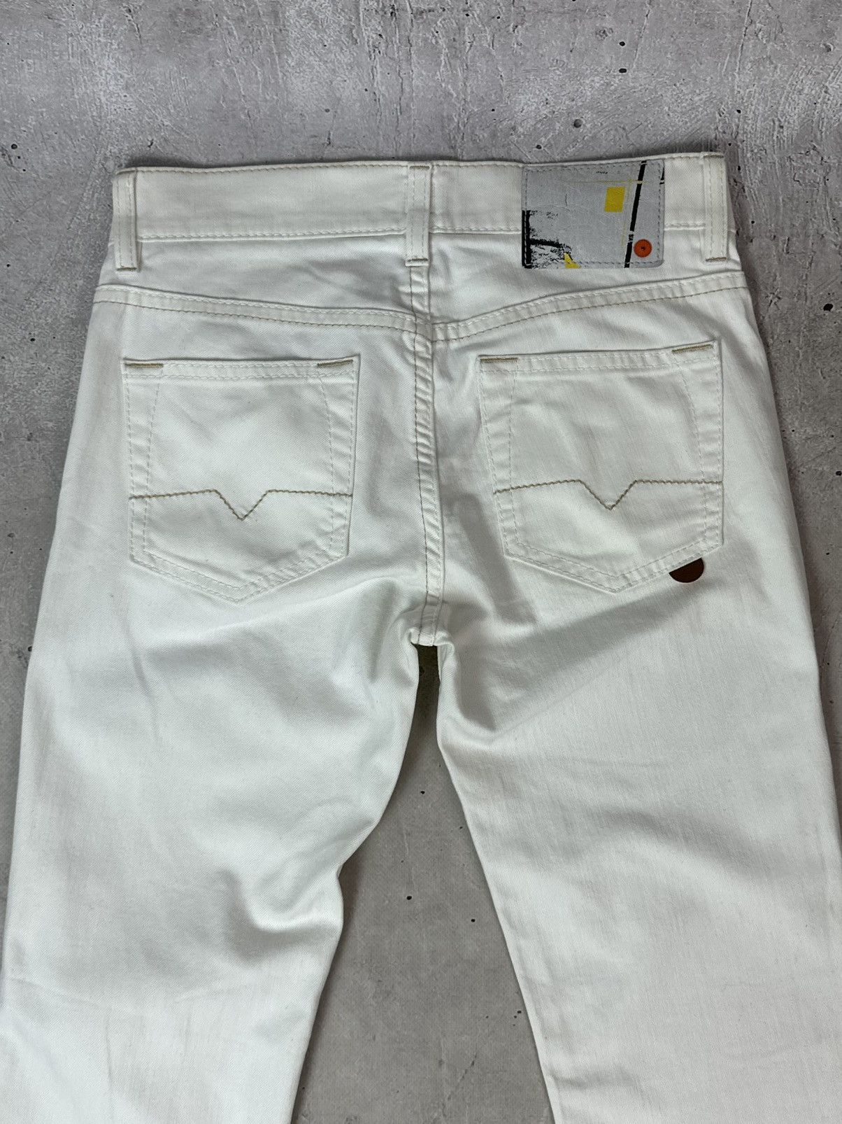 Hugo Boss Vintage Hugo Boss White Cotton Straight Women’s Jeans Size 25" / US 0 / IT 36 - 11 Thumbnail