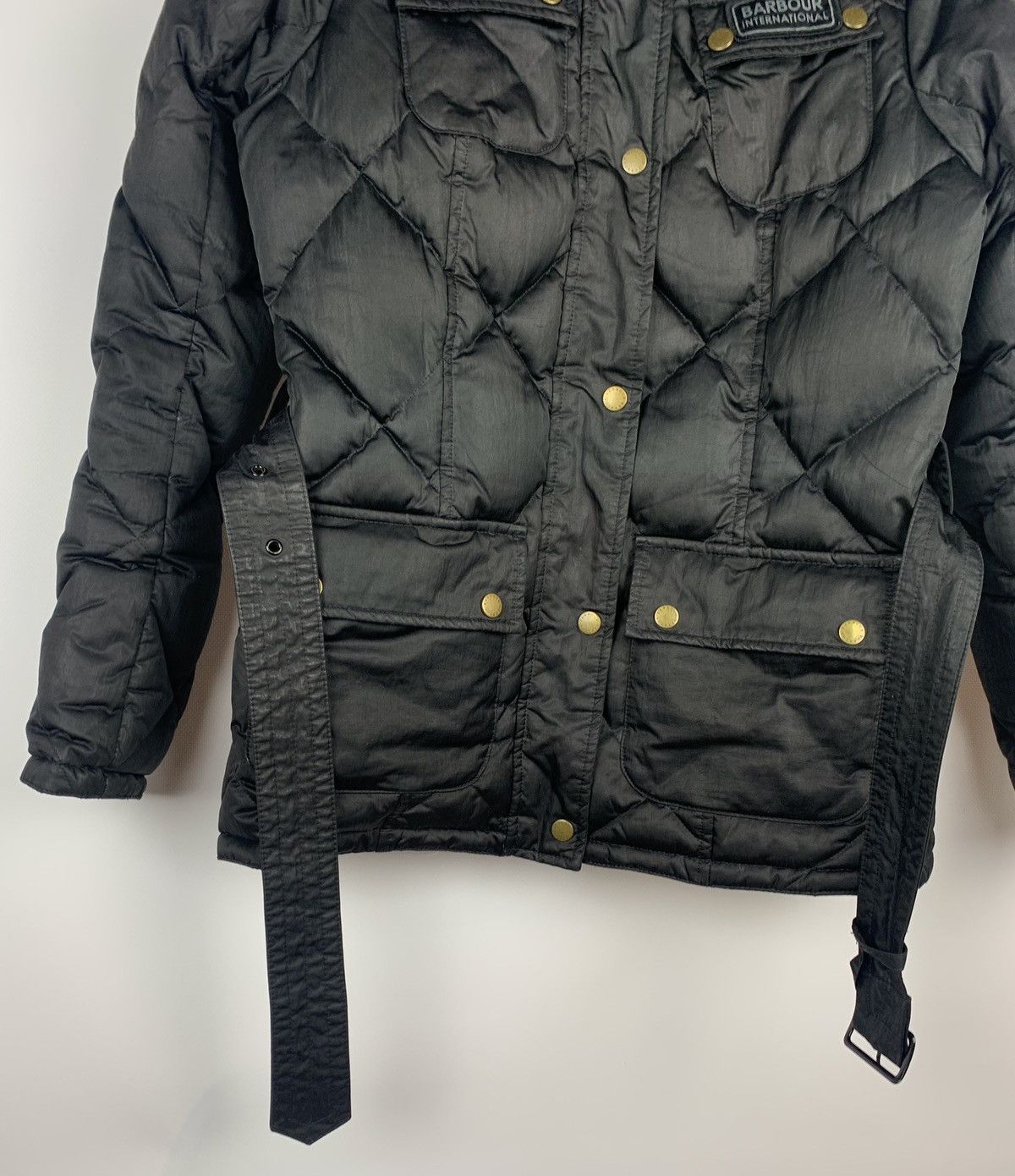 Barbour Vintage Barbour Nation Down Jacket Women’s Size UK 10 Black Size M / US 6-8 / IT 42-44 - 4 Thumbnail
