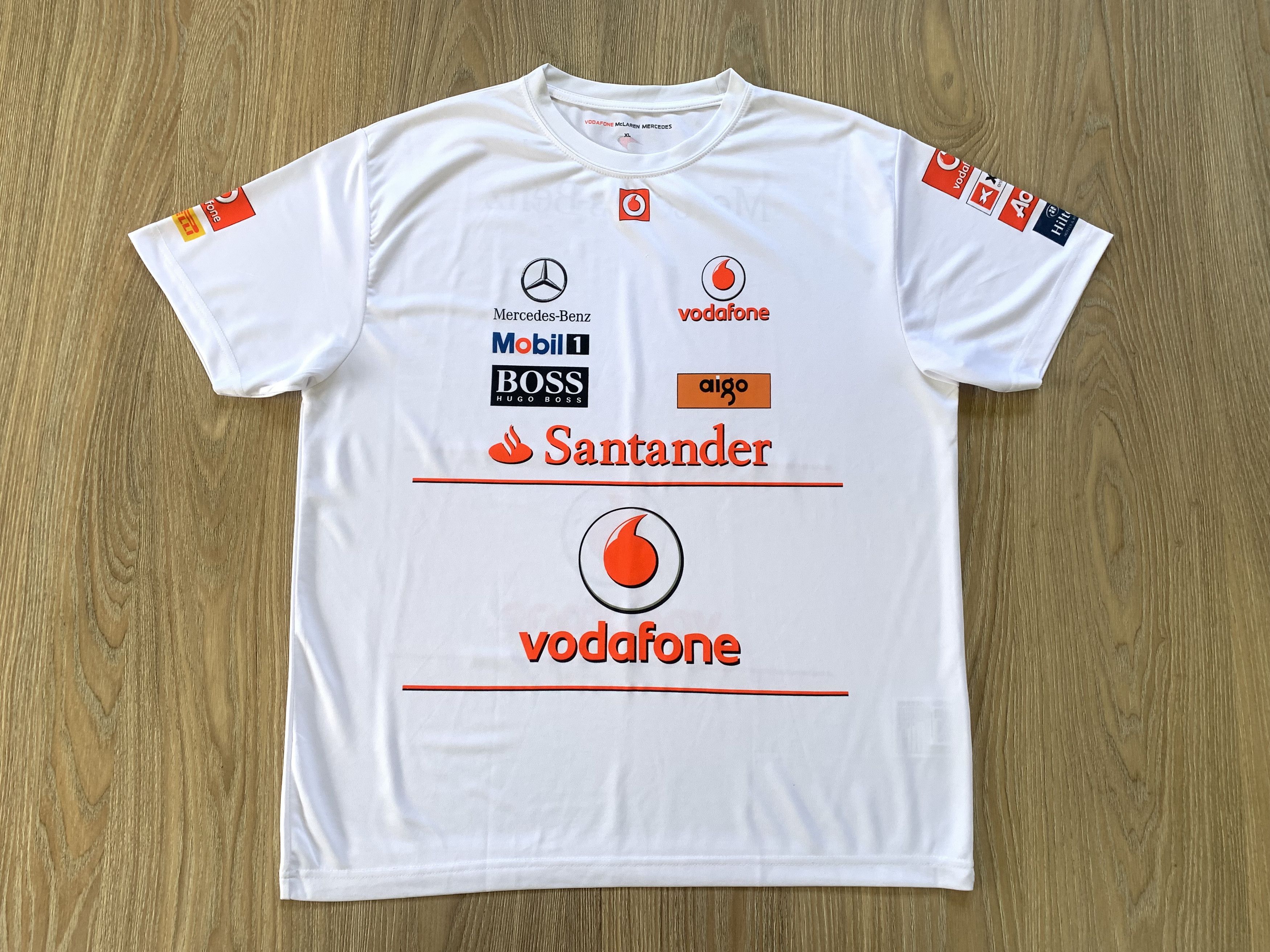Other Mercedes Benz McLaren Vodafon F1 Racing T-Shirt Formula One Size US XL / EU 56 / 4 - 2 Thumbnail