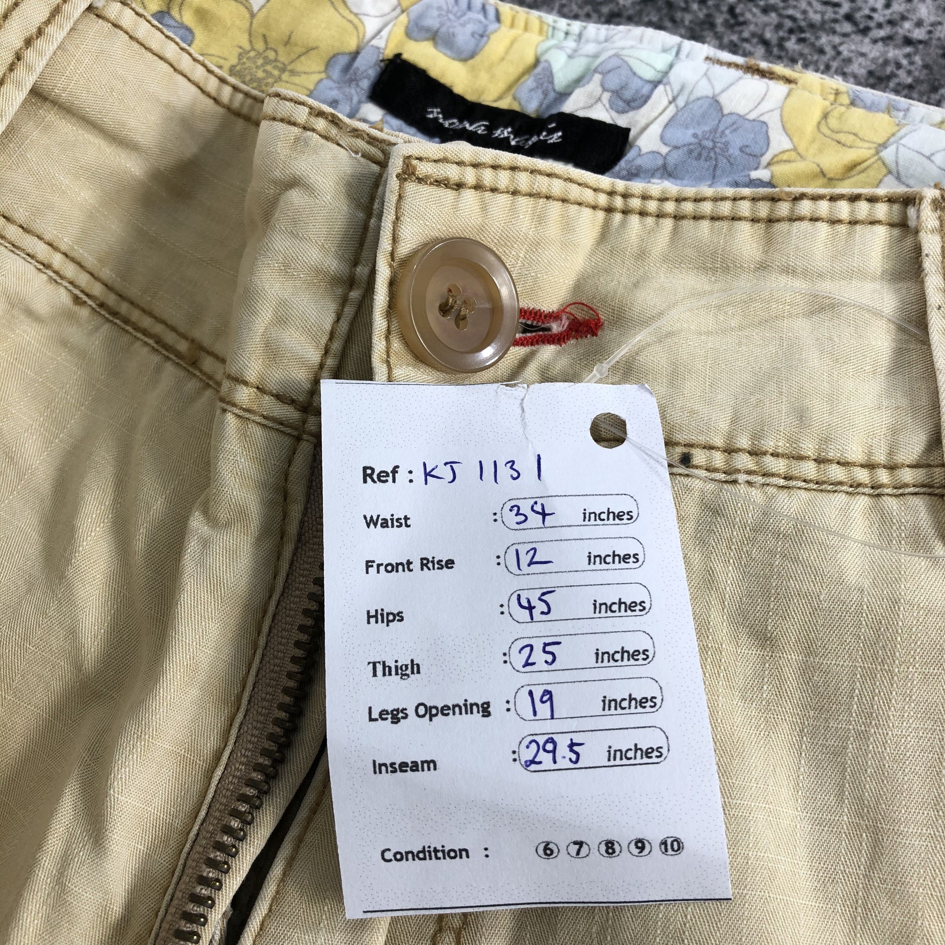 Japanese Brand Stra Raggio Cargo Pants Multipocket Tactical Trousers Size US 34 / EU 50 - 15 Thumbnail