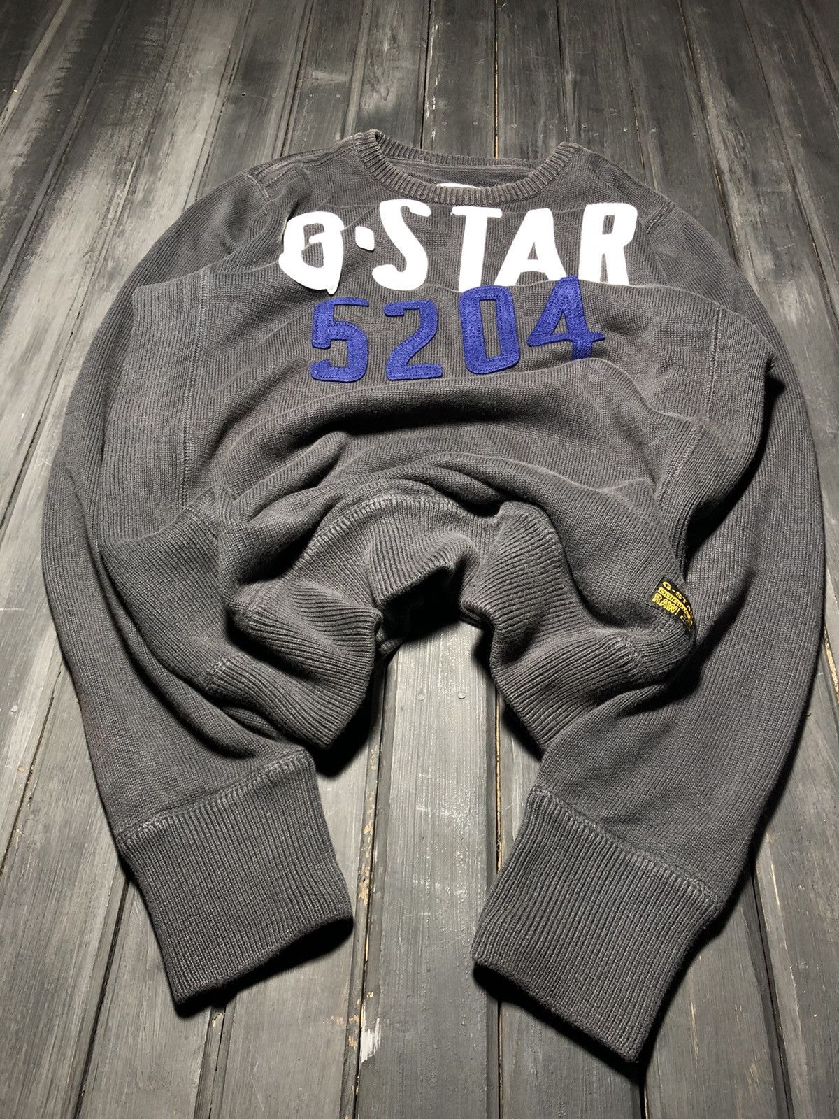 G-Star × Hysteric Glamour × Japanese Brand VTG STREETWEAR KAPITAL JAPANESE STYLE SWEATER 90S Size US L / EU 52-54 / 3 - 1 Thumbnail