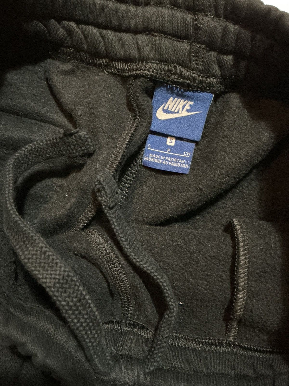 Nike Nike Sportswear Black Club Fleece Swoosh Jogger Sweatpants Size US 30 / EU 46 - 5 Thumbnail