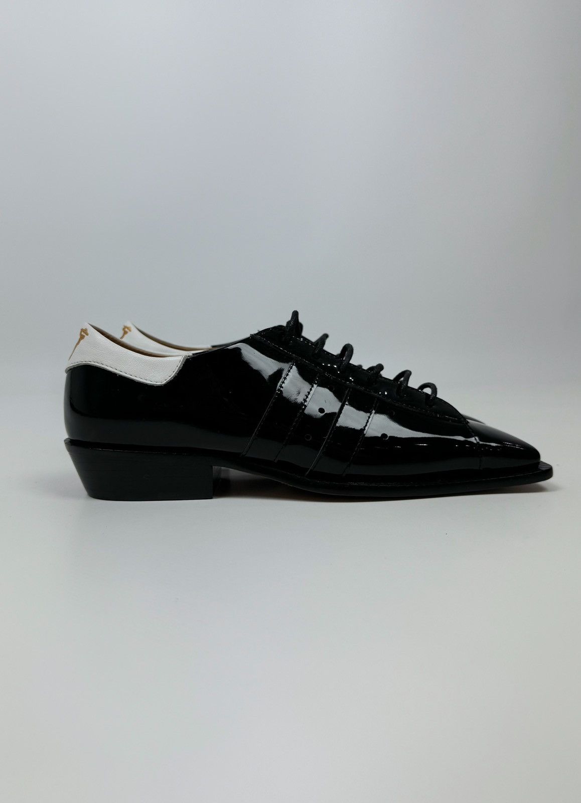 Vivienne Westwood Vintage Vivienne Westwood Patent Black Hammerhead Shoes Size US 5.5 / IT 35.5 - 5 Thumbnail