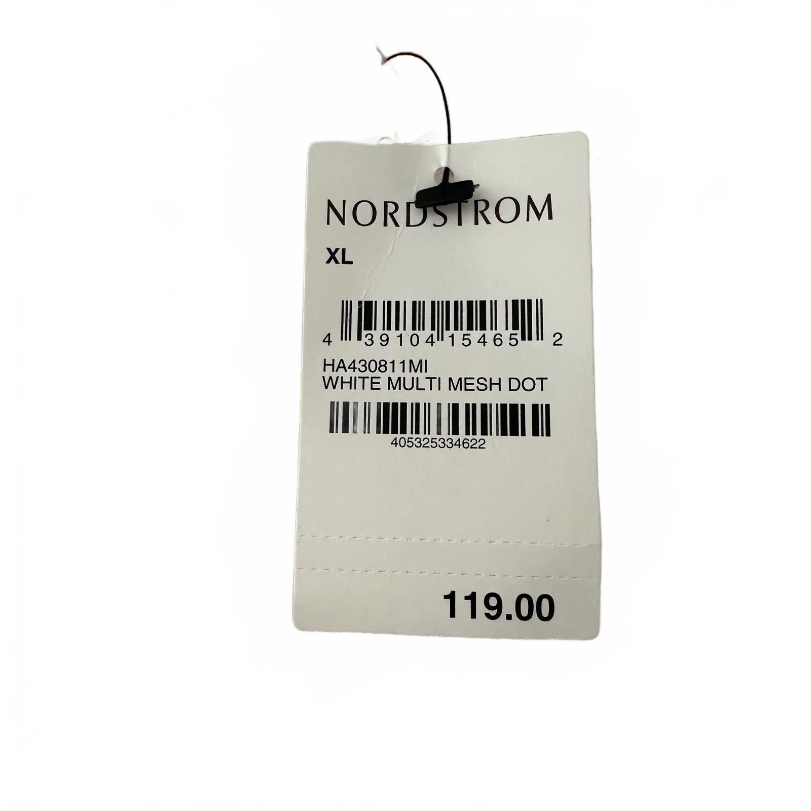 Nordstrom Nordstrom White Multi Dot Mesh Tank Top - XL Size XL / US 12-14 / IT 48-50 - 2 Thumbnail