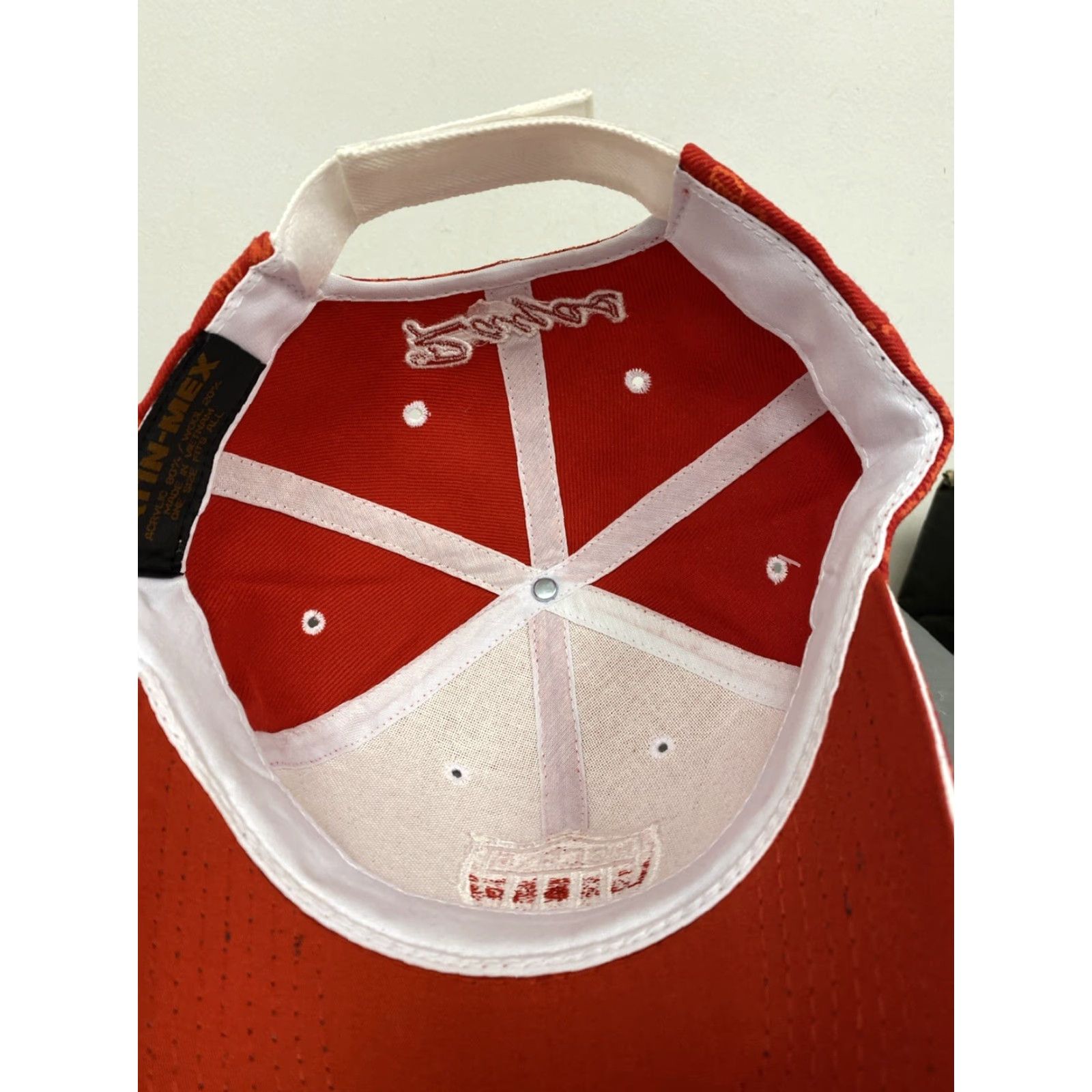 Vintage VINTAGE Club Necaxa Snapback Hat One Size Red Sports Mens Size ONE SIZE - 6 Thumbnail
