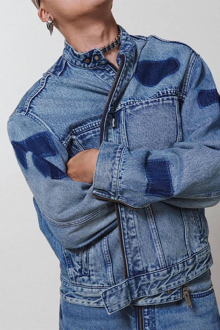 Ambush Design DDP New AMBUSH X LEVI’S Denim Moto Biker Jacket XL Size US XL / EU 56 / 4 - 12 Thumbnail