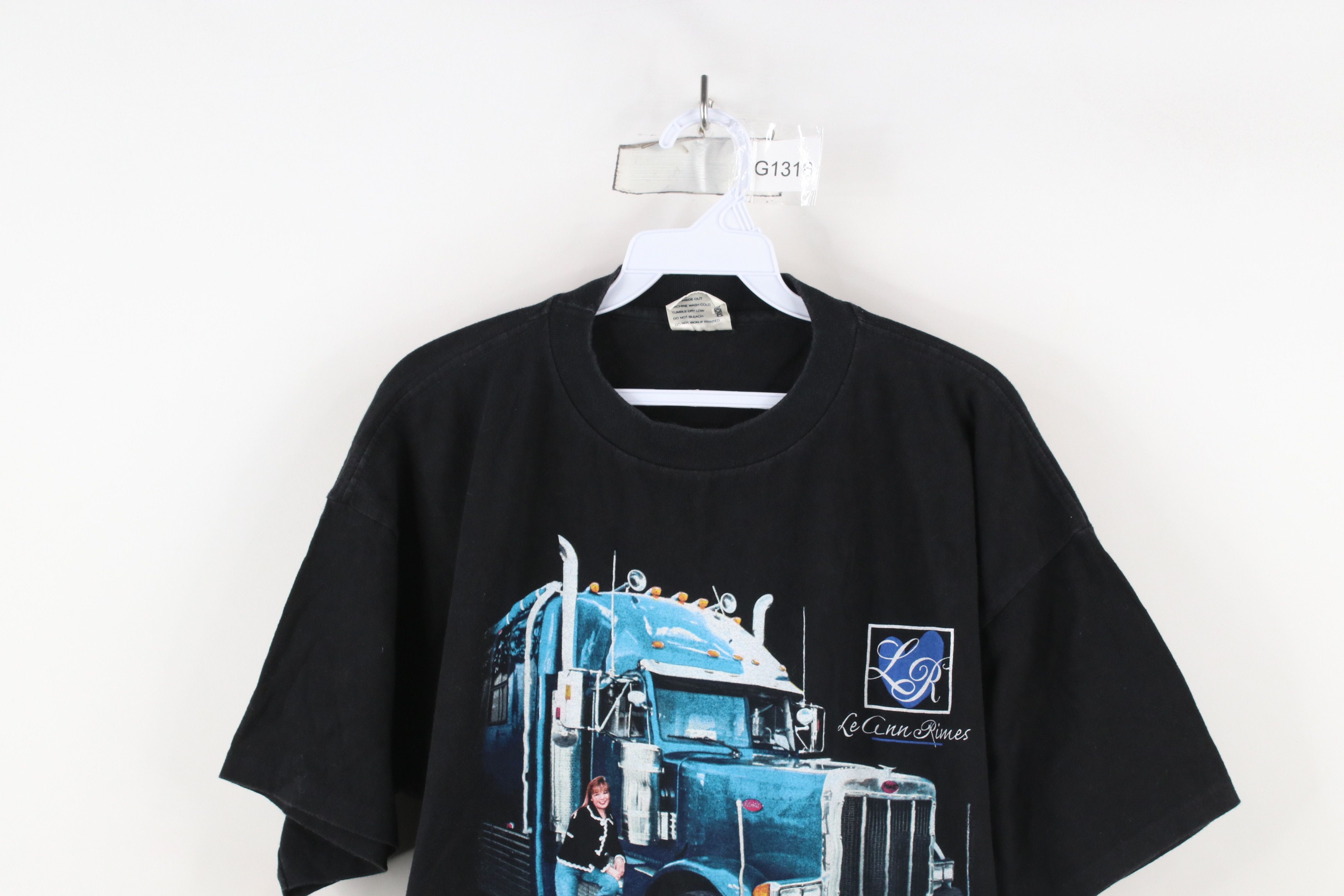 Vintage Vintage 90s Rimes Country Music Trucker Truck T-Shirt USA Size US XL / EU 56 / 4 - 2 Thumbnail