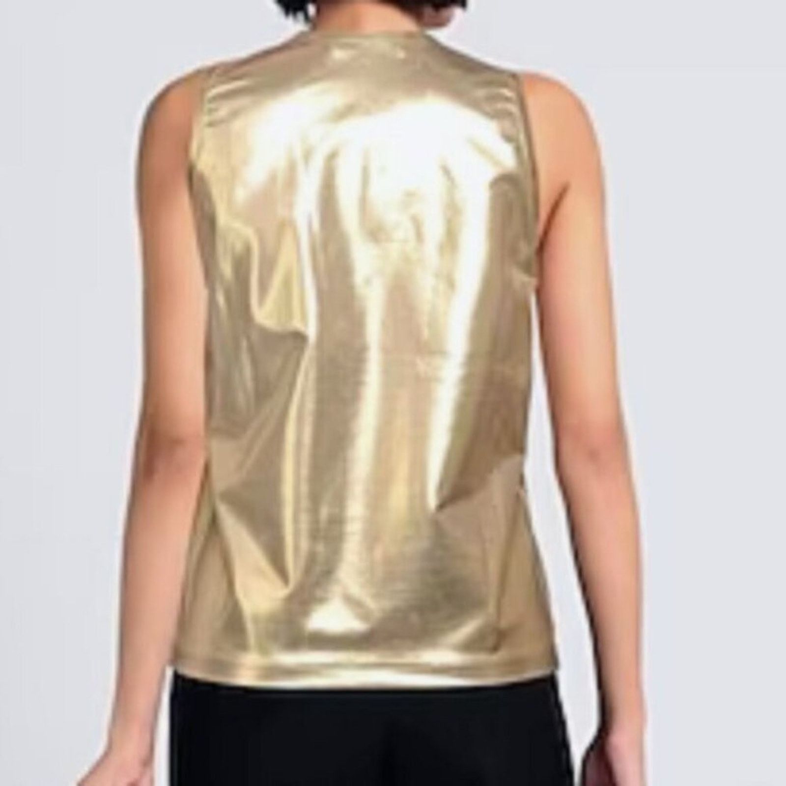 Comme des Garcons × Junya Watanabe Junya Watanabe Comme Des Garons Goldtone Top M Size M / US 6-8 / IT 42-44 - 3 Thumbnail