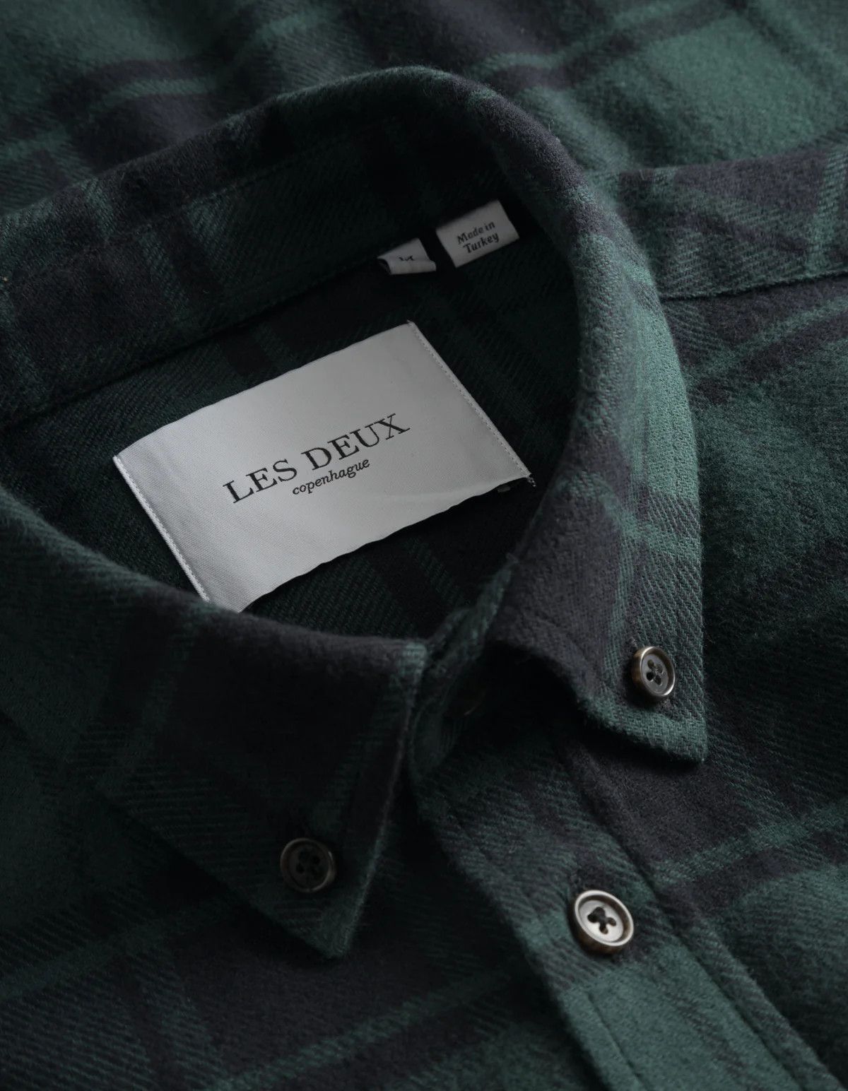 Les Deux Kristian Check Flannel Shirt Size US L / EU 52-54 / 3 - 2 Thumbnail