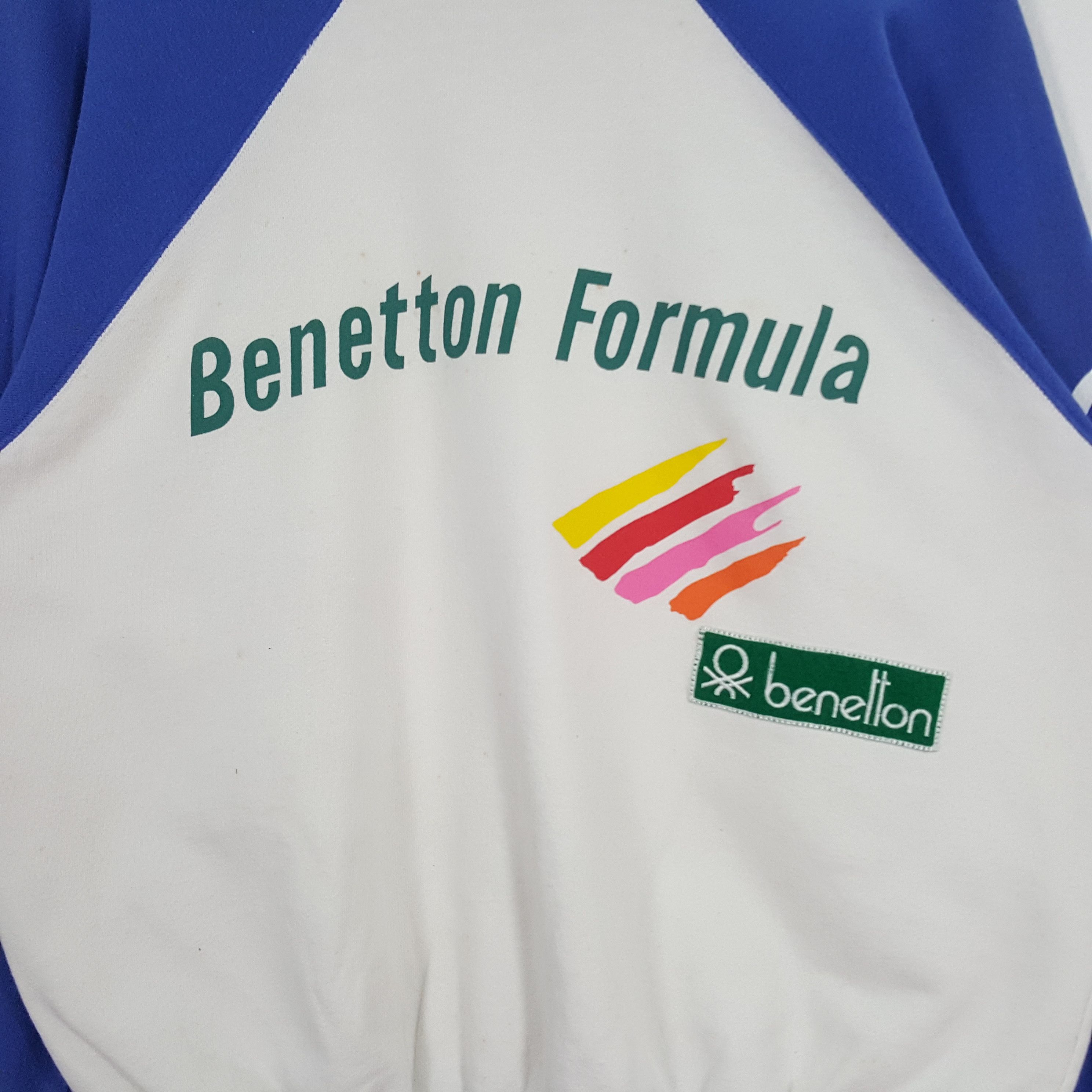Benetton × Vintage Vintage Benetton Formula One Racing Sweatshirt Size US L / EU 52-54 / 3 - 2 Thumbnail