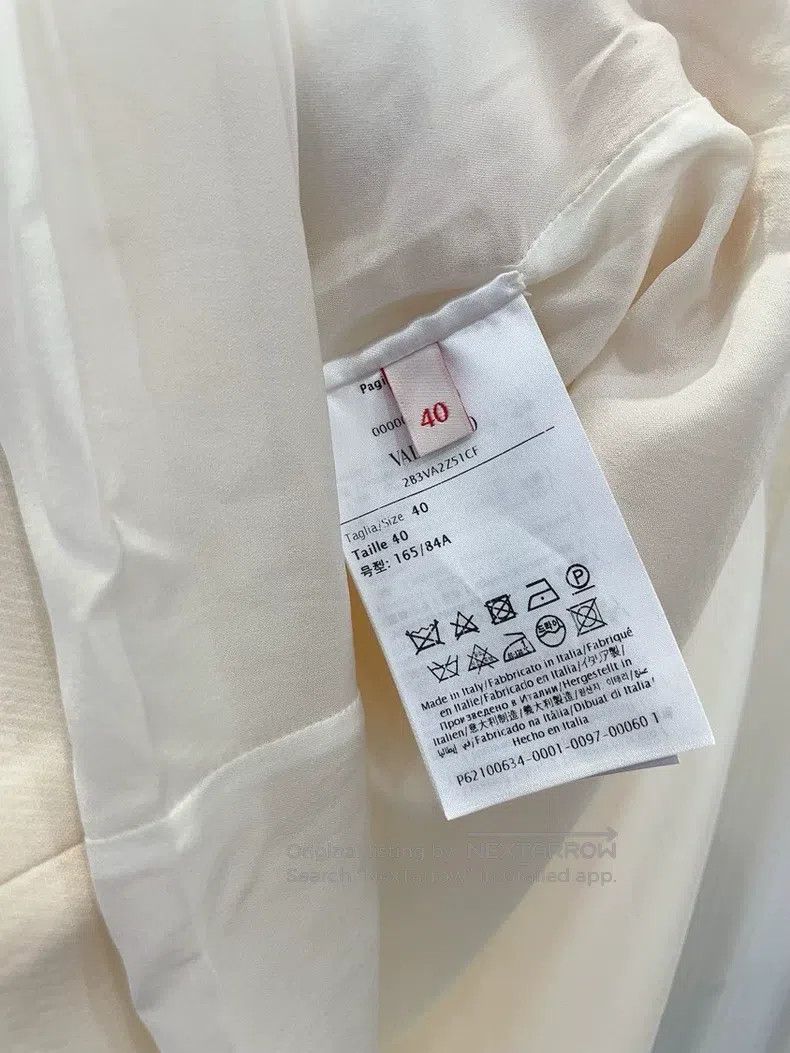 Valentino Valentino Off-white dress Size S / US 4 / IT 40 - 4 Thumbnail