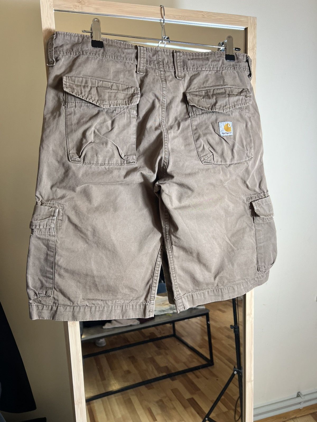 Carhartt Vintage Carhartt Women’s Cargo Shorts Brown Workwear Utility Size 32" / US 10 / IT 46 - 3 Thumbnail
