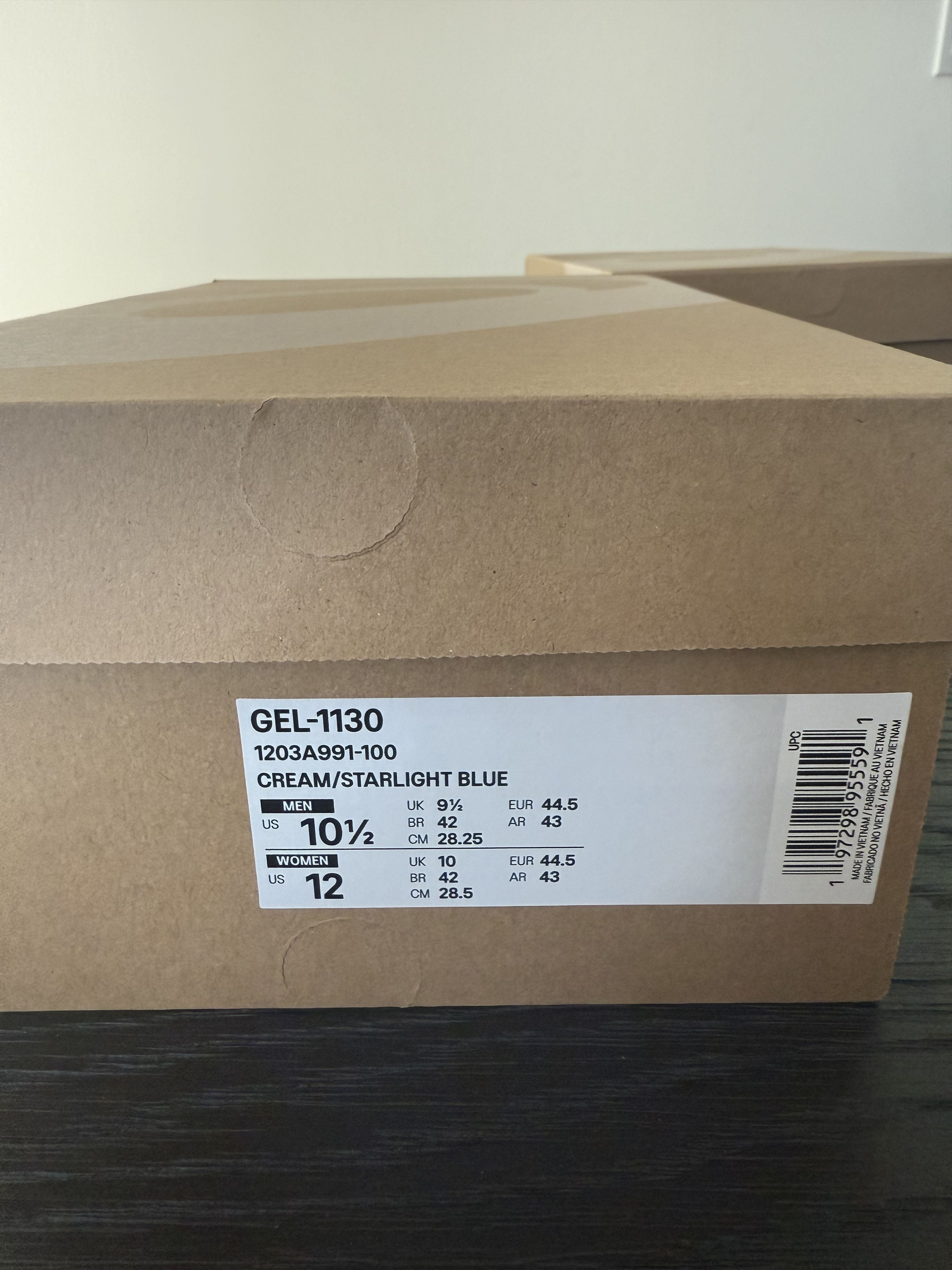 Asics × Kith Kith for ASICS GEL-1130 Cream / Starlight Blue Size US 10.5 / EU 43-44 - 5 Thumbnail