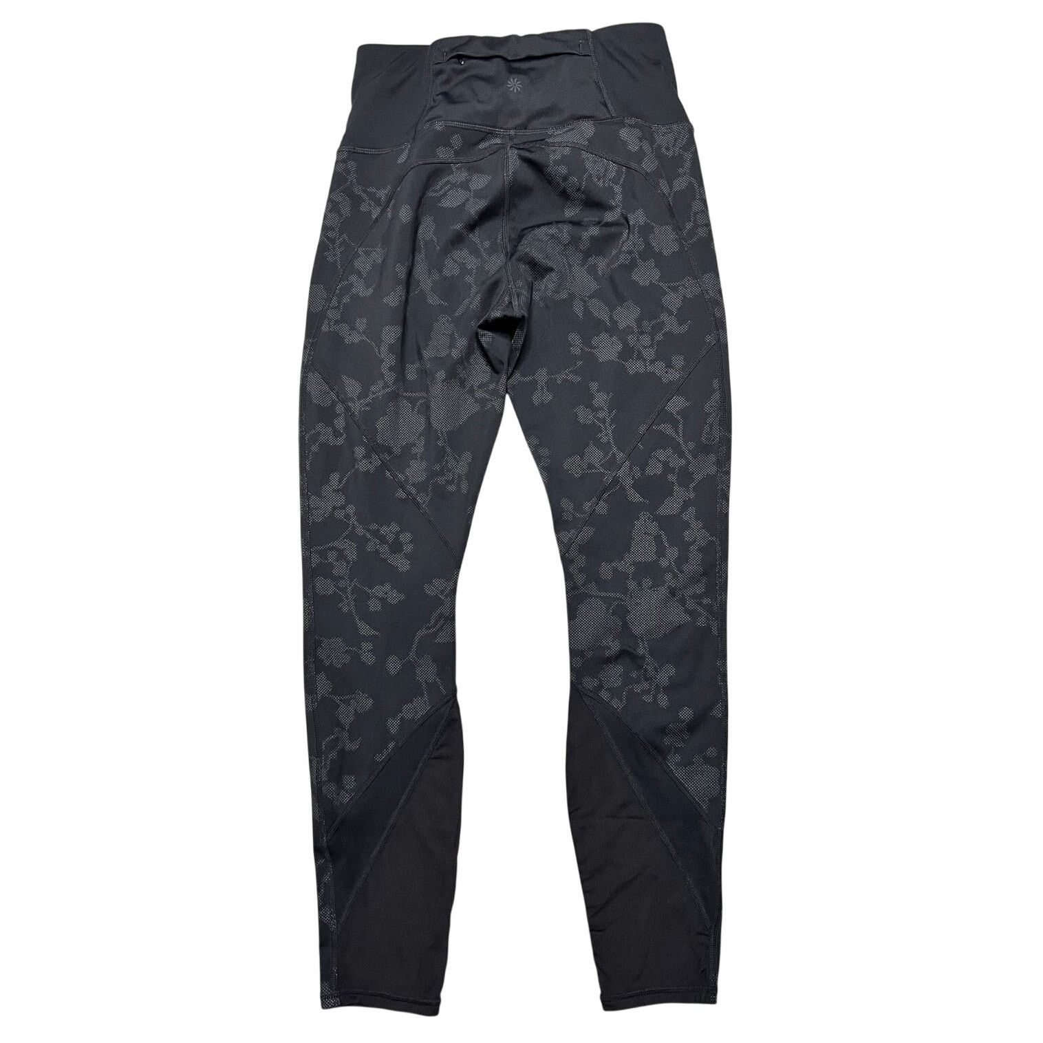 Athleta Athleta Women’s Gray Floral Mesh Panel Athletic Leggings - S Size 26" / US 2 / IT 38 - 2 Thumbnail