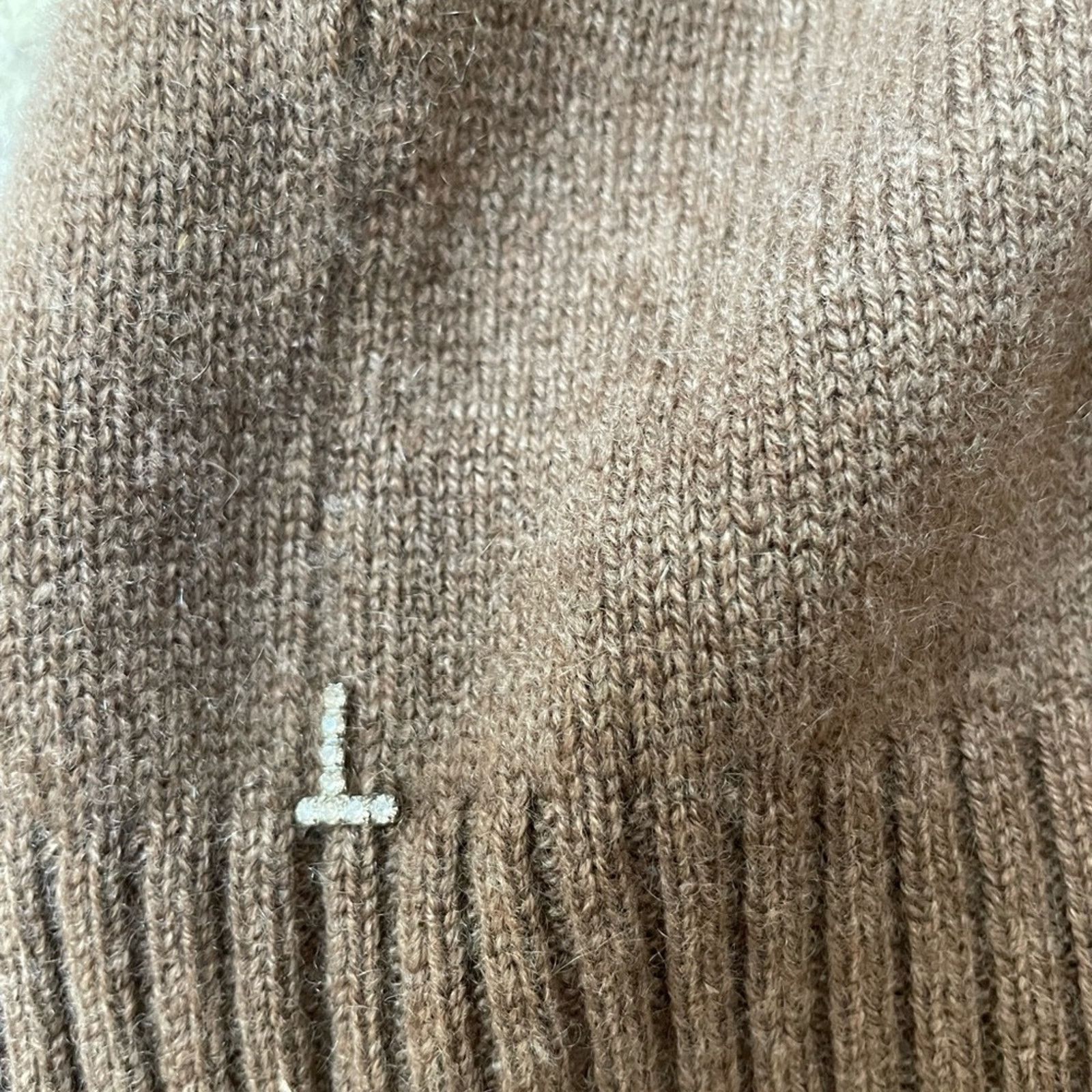 Cashmere Turtleneck Sweater with Fox Fur from Lafayette 148