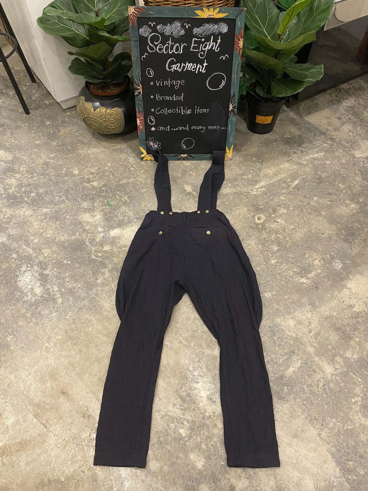 Ne-Net × Pleats Please Issey Miyake SAMPLE Ne-net Pants Pleats Please Design Size 30" / US 8 / IT 44 - 2 Thumbnail