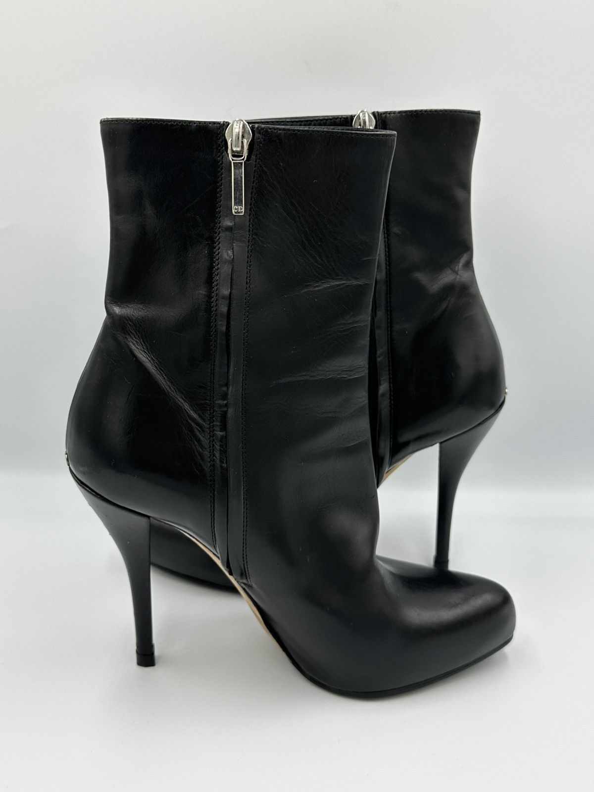 Dior Dior Leather boots metal logo CD on back made in Italy Size US 6 / IT 36 - 6 Thumbnail