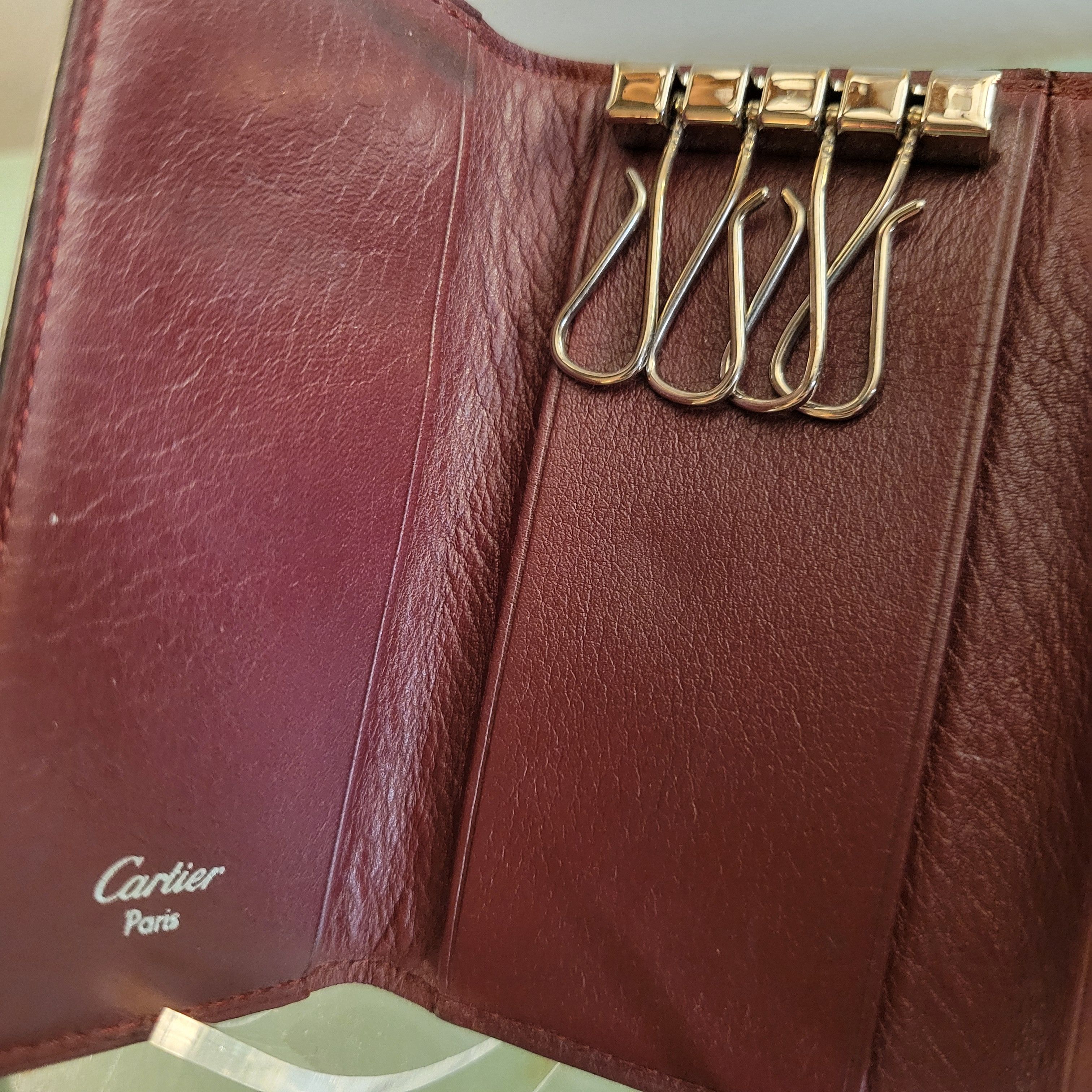 Cartier Cartier Key Case Key Holder Black Red W/ Box Full Inclusion Size ONE SIZE - 9 Thumbnail